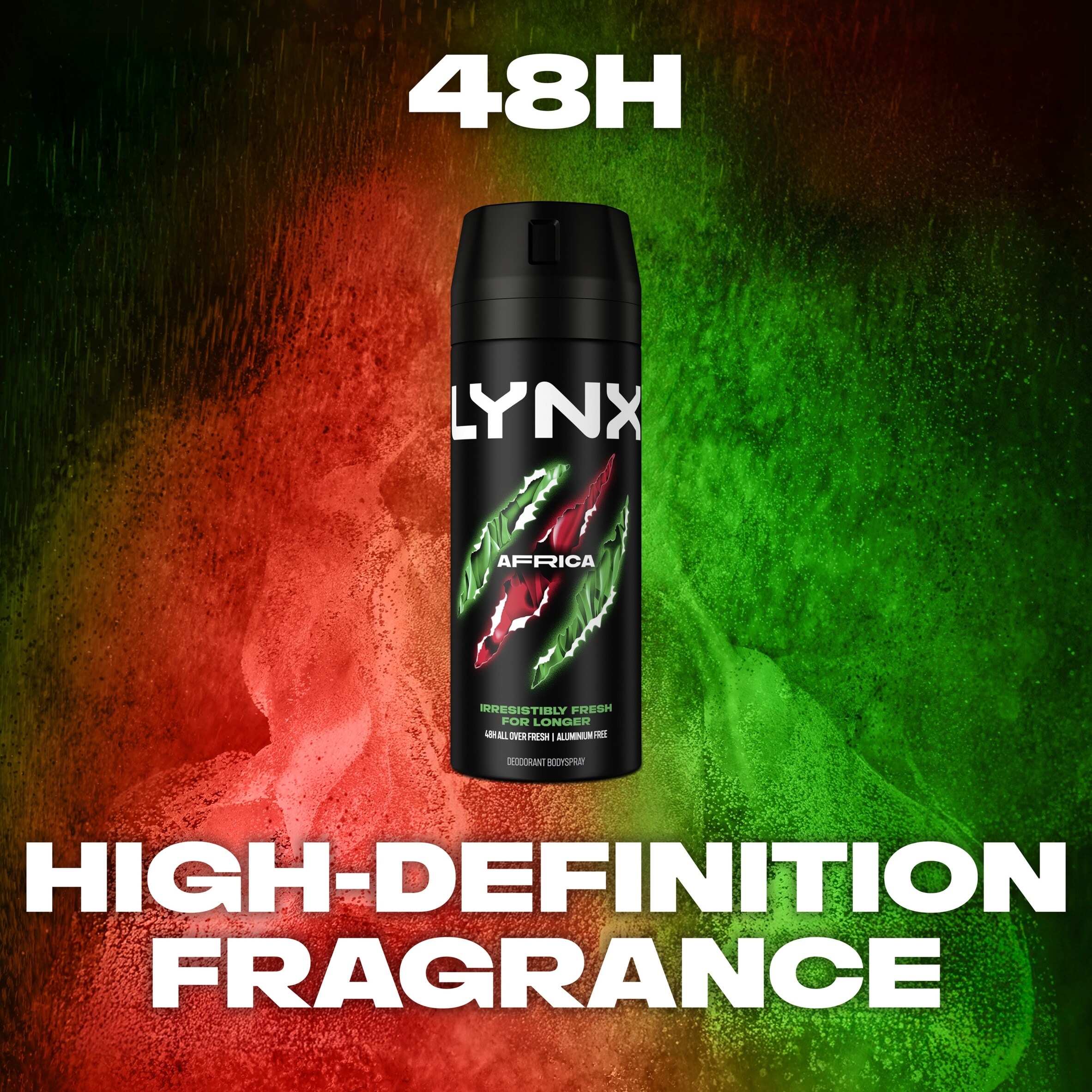Lynx Africa 48h Deodorant Bodyspray for Men 150ml thumbnail 4