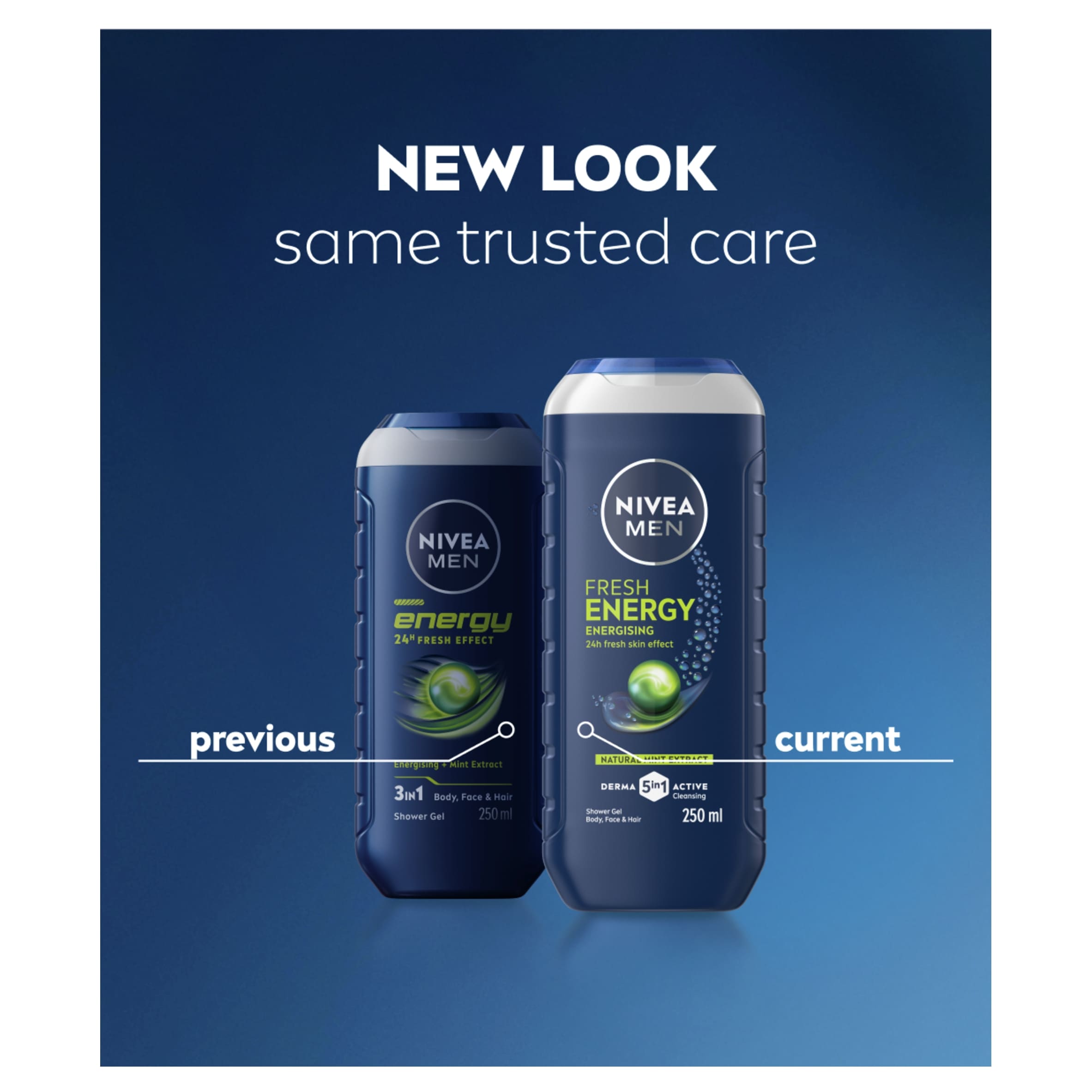 NIVEA MEN Energy Mint Extract Shower Gel 250ml thumbnail 2