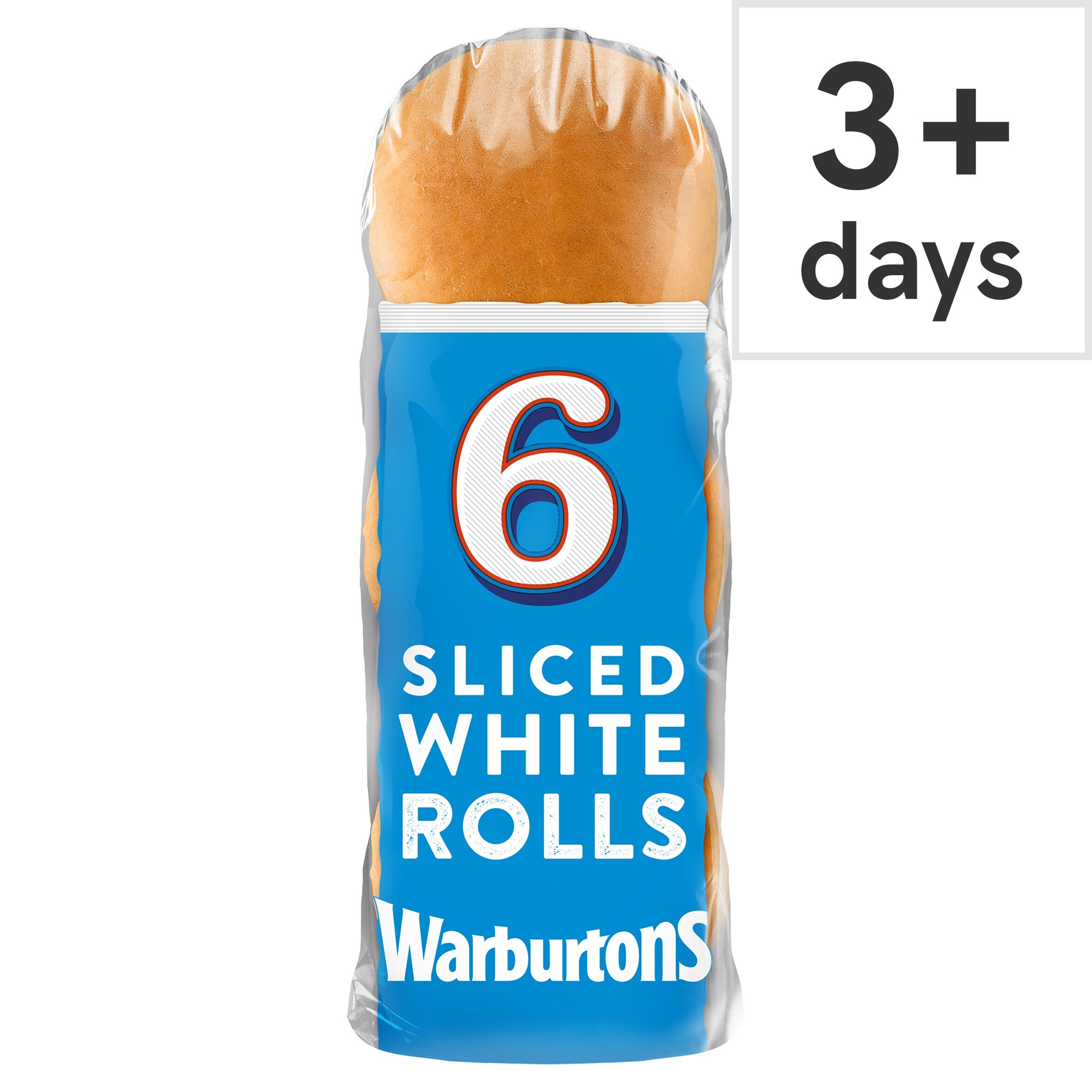 Warburtons Sliced White Sandwich Rolls