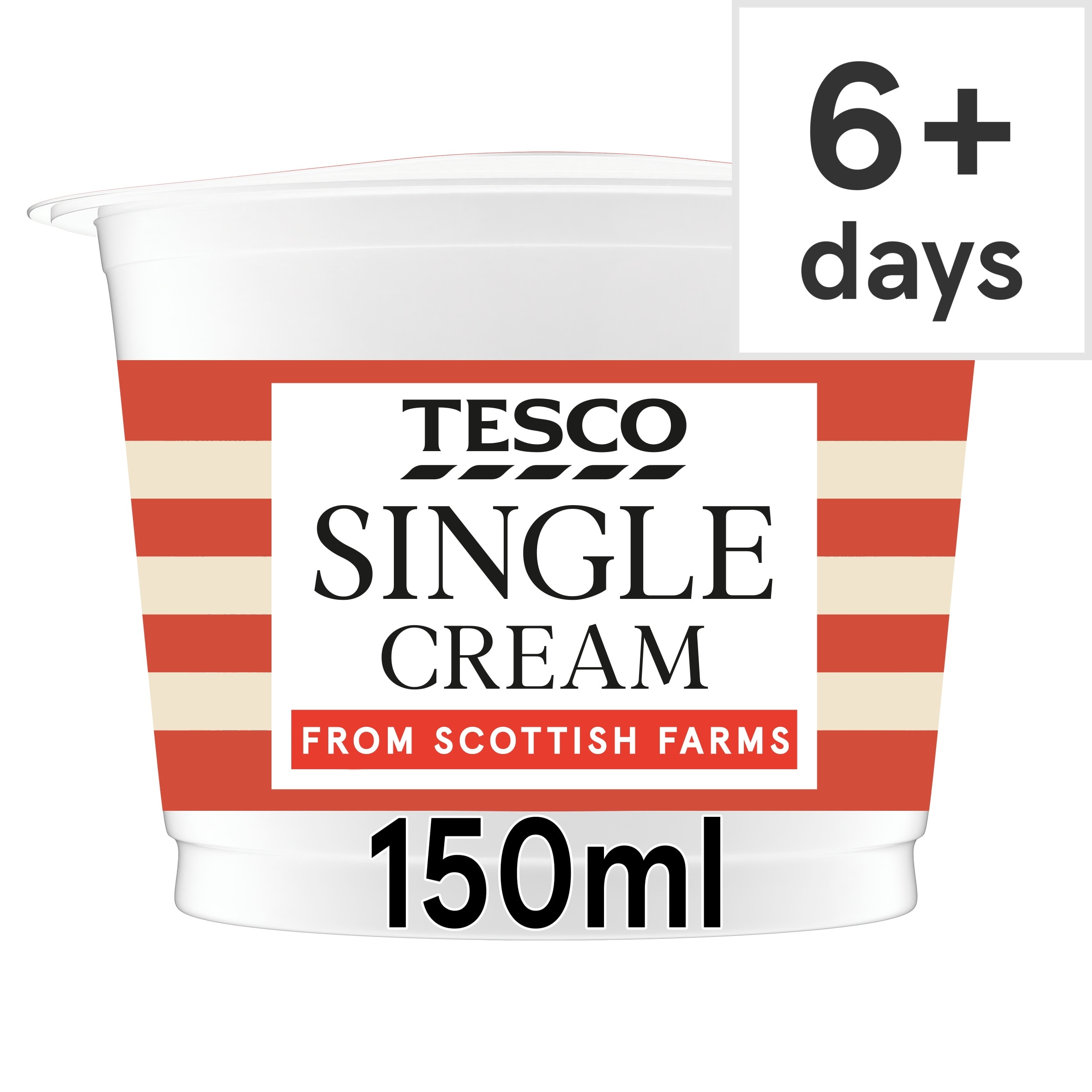 Tesco British Single Cream 150Ml