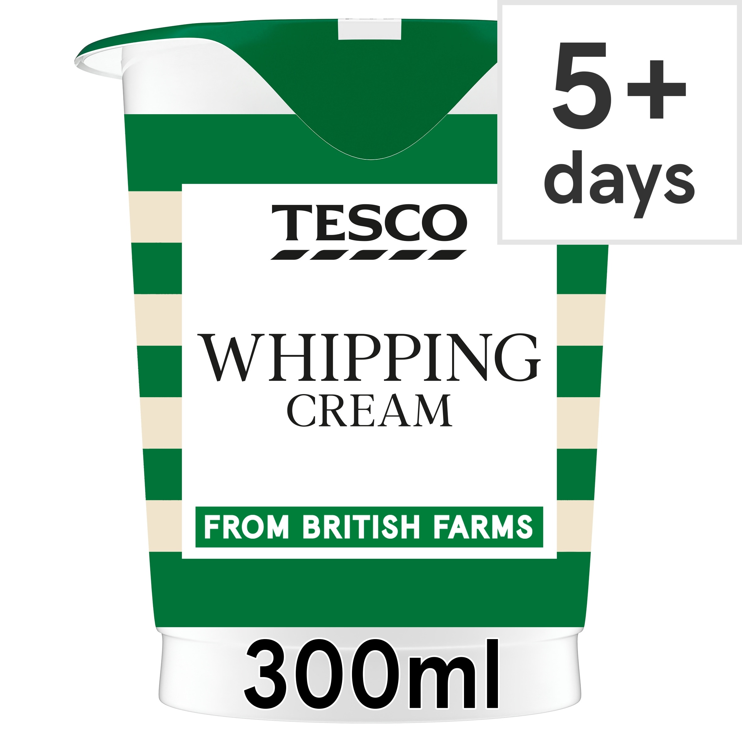 Tesco British Whipping Cream 300Ml