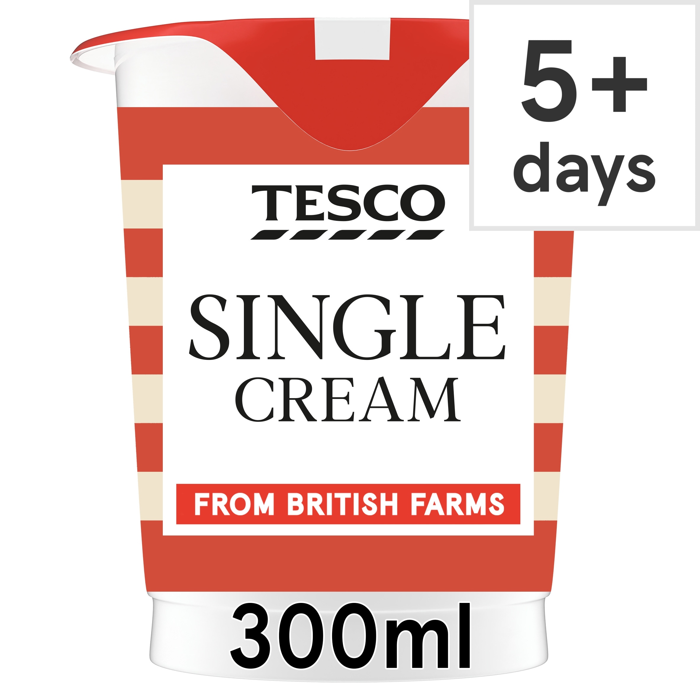 Tesco British Single Cream 300Ml