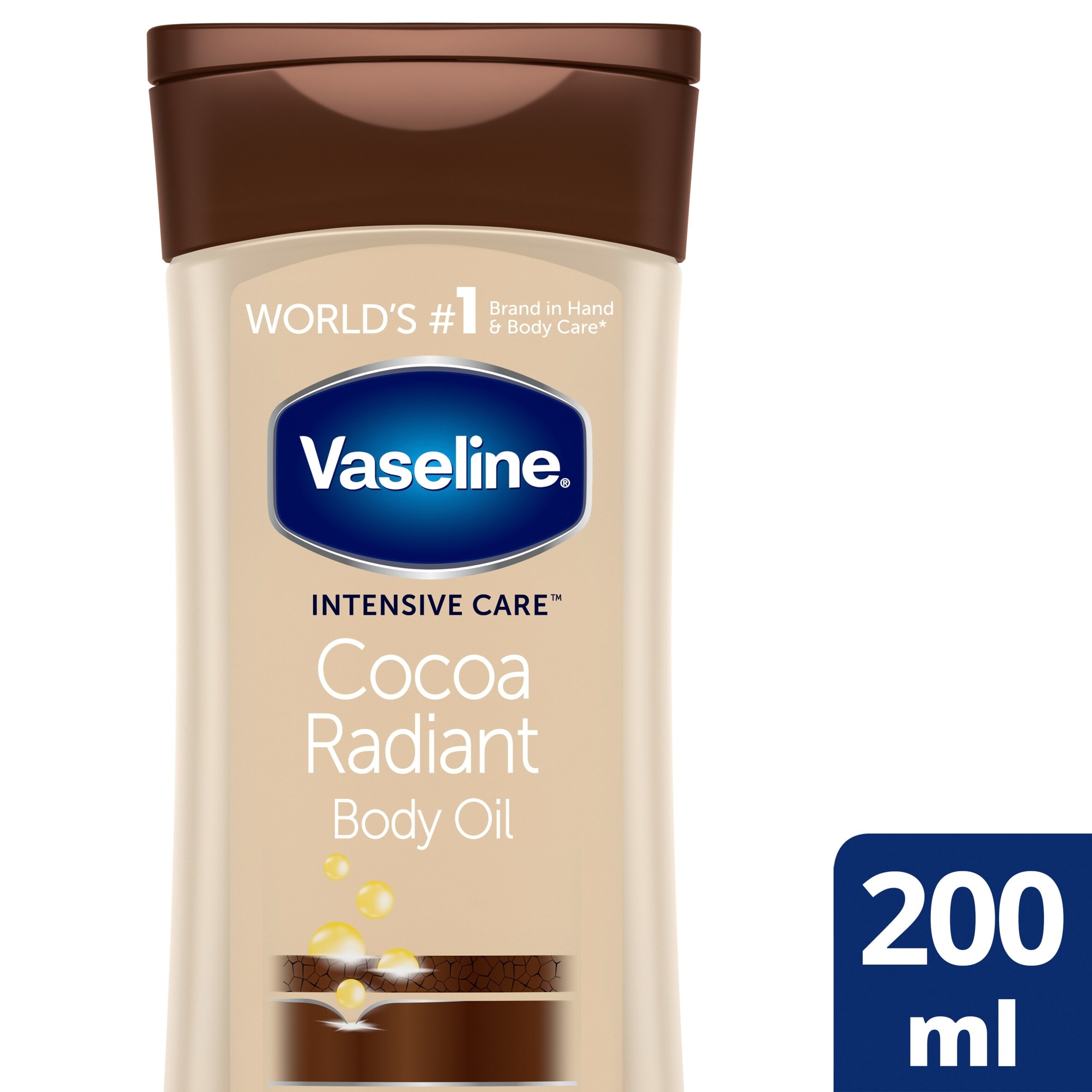 Vaseline Cocoa Body Oil Gel 190ml thumbnail 2
