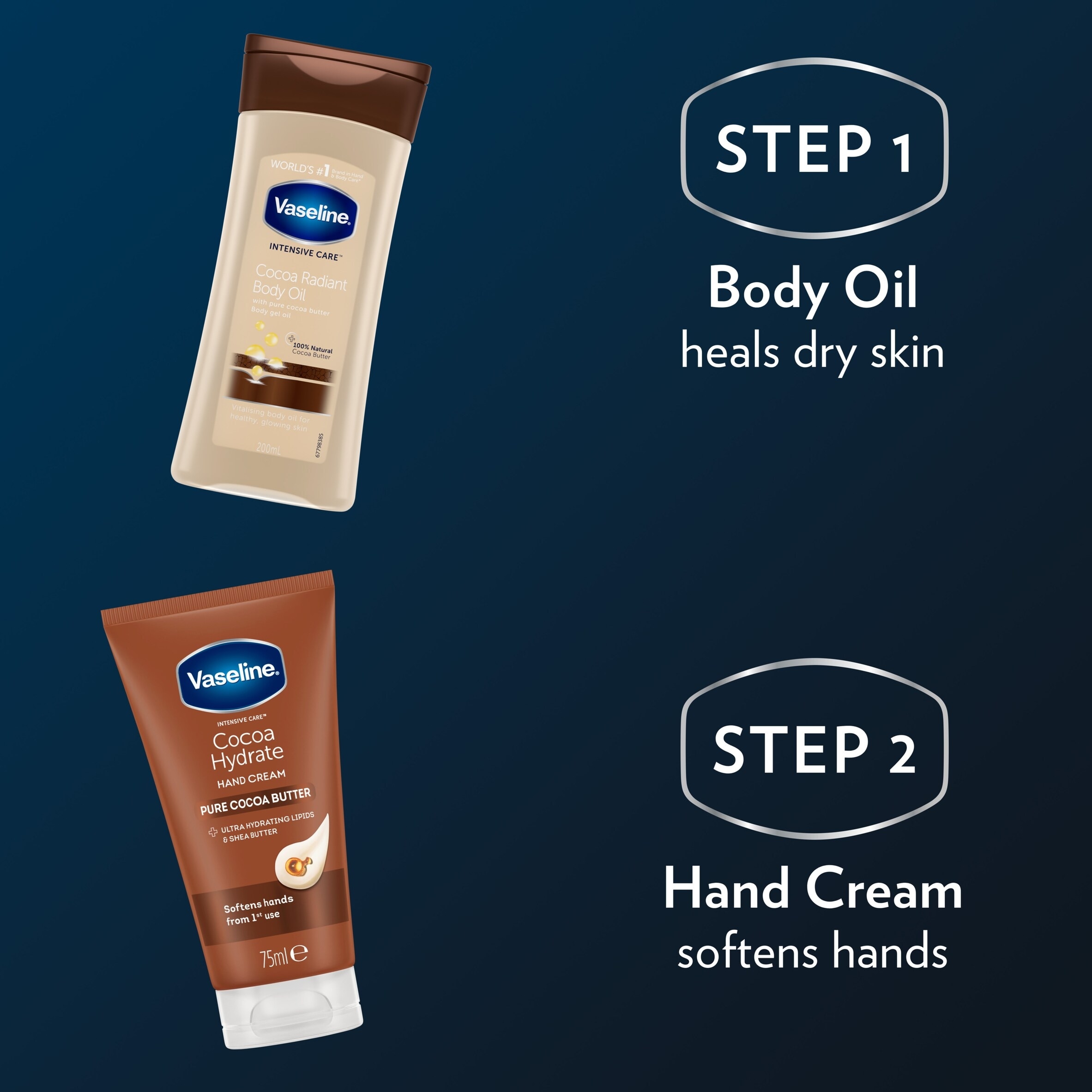 Vaseline Cocoa Body Oil Gel 190ml thumbnail 3