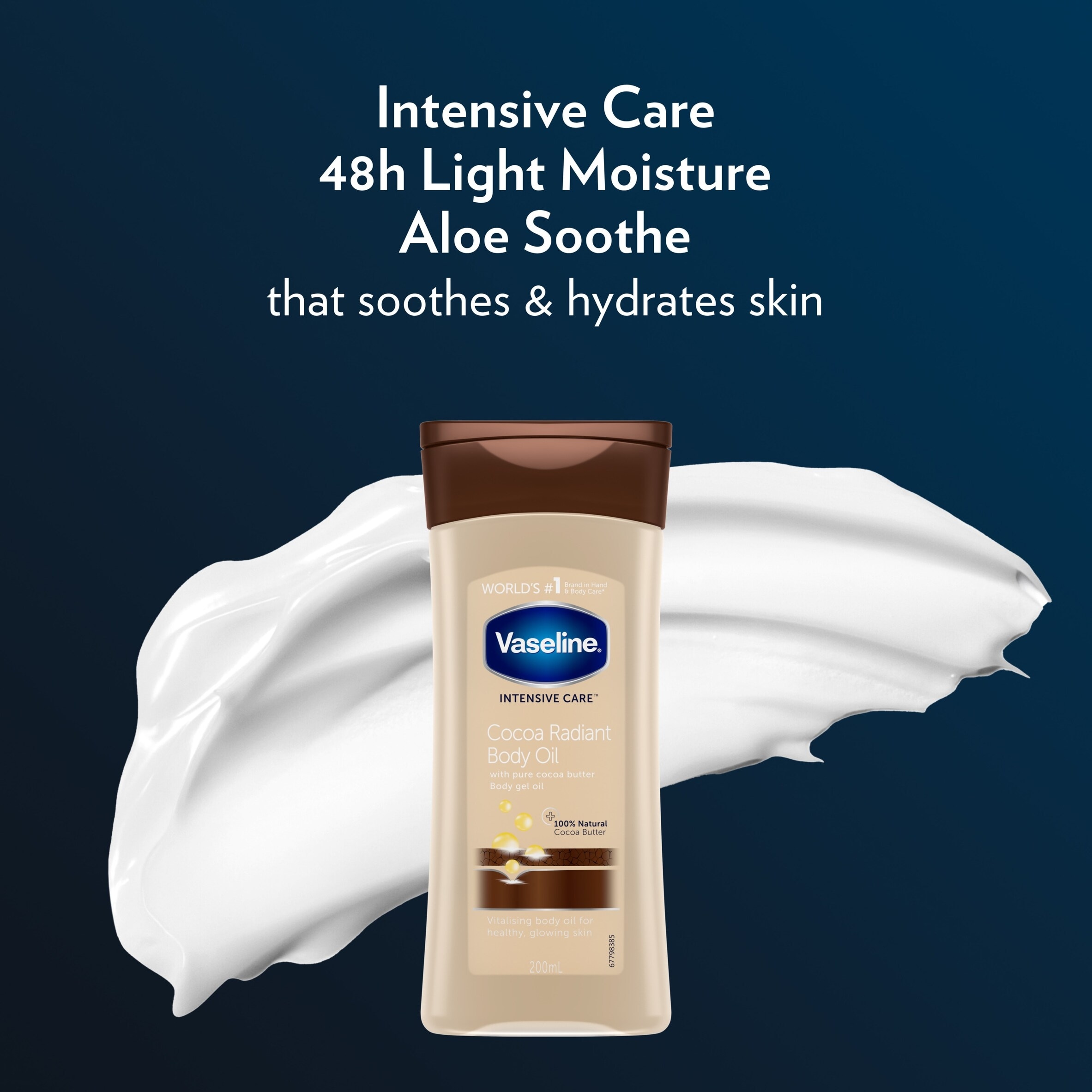Vaseline Cocoa Body Oil Gel 190ml thumbnail 5