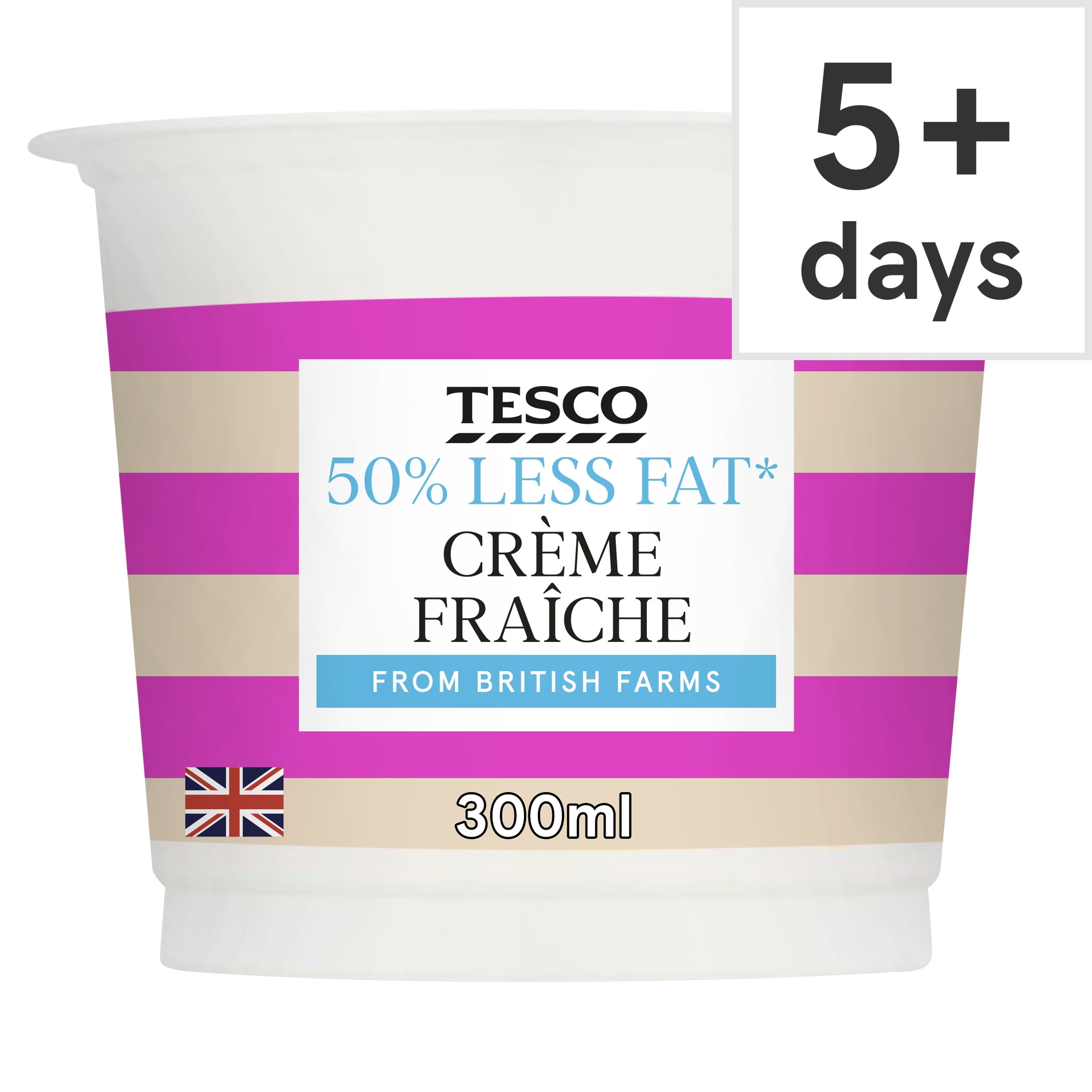 Tesco 50% Less Fat Creme Fraiche 300Ml