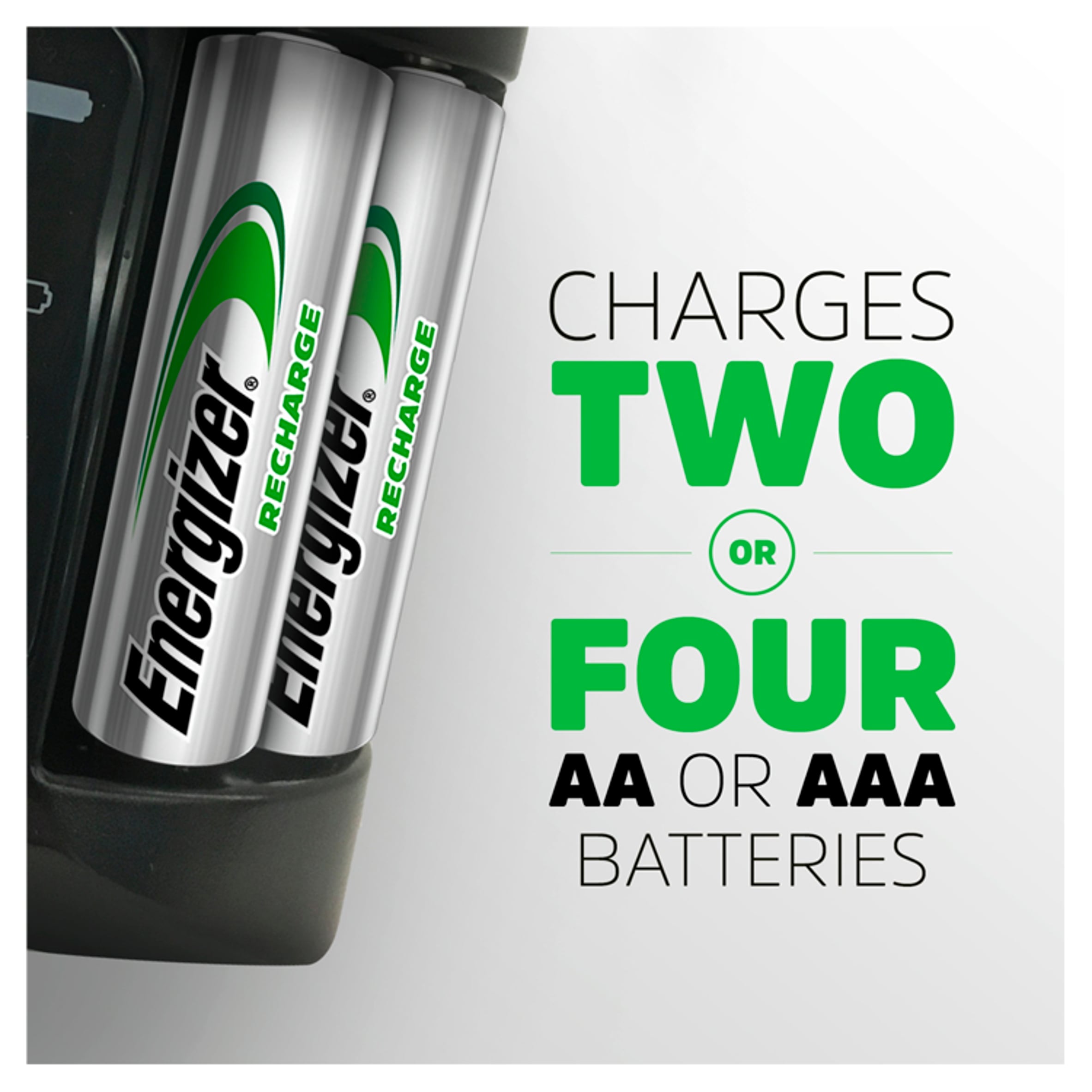 Energizer Recharge Pro Charger with 4 2000mAh Rechargeable AA Batteries Included thumbnail 4