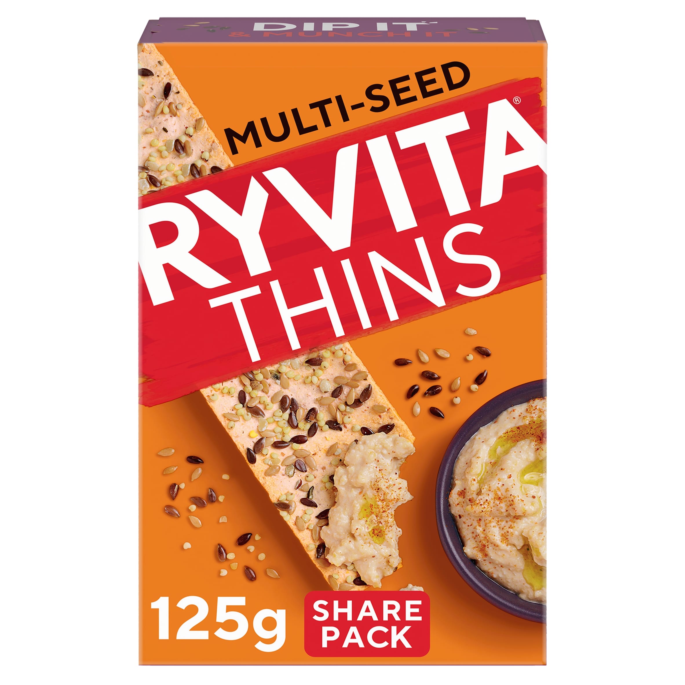 Ryvita Multiseed Thins 125G