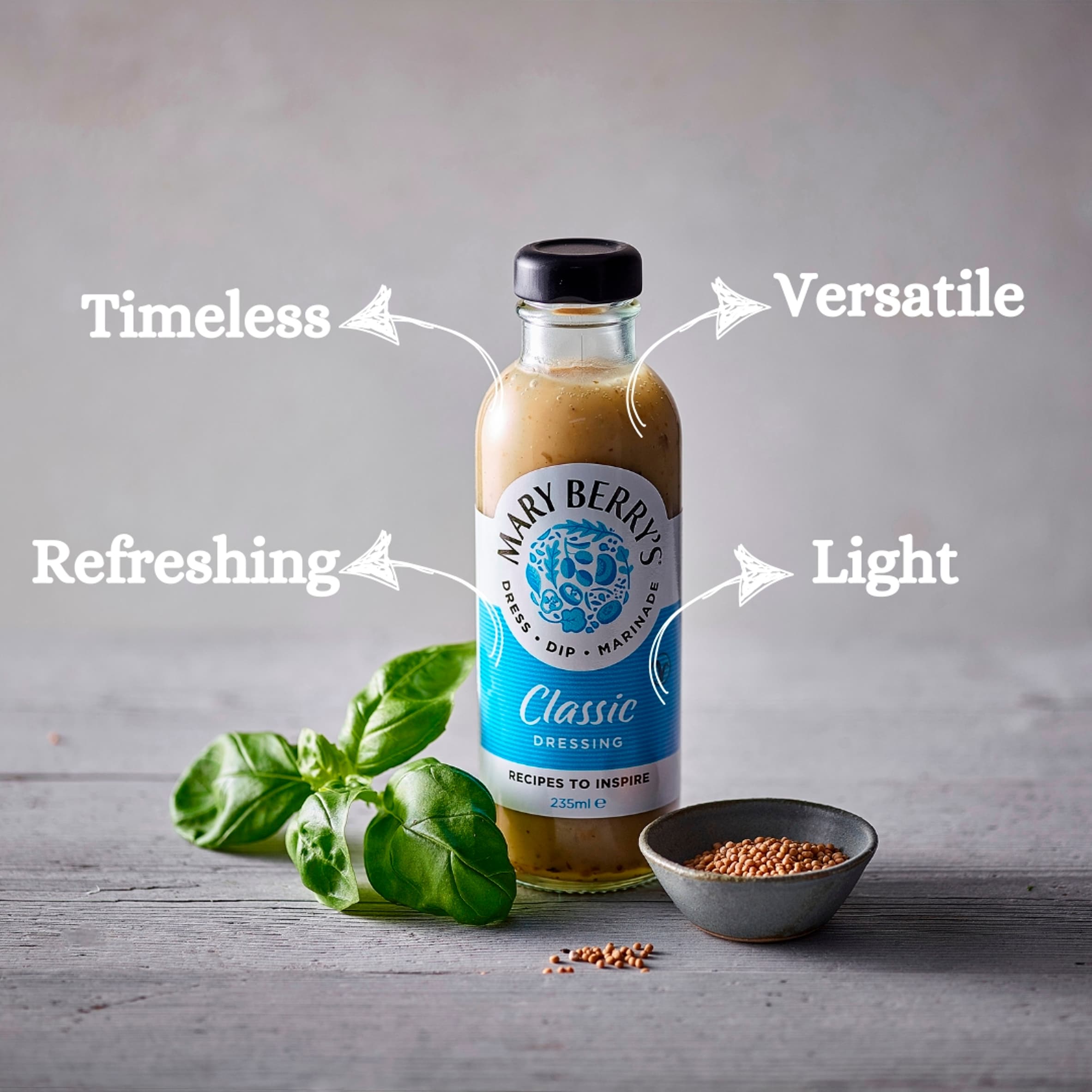 Mary Berrys Salad Dressing 235Ml thumbnail 2