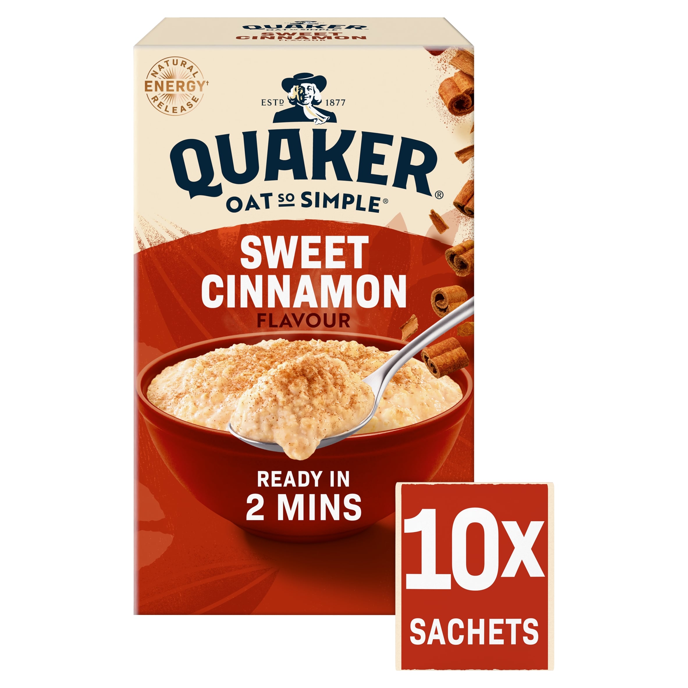 Quaker Oat So Simple Sweet Cinnamon Porridge Sachets Cereal