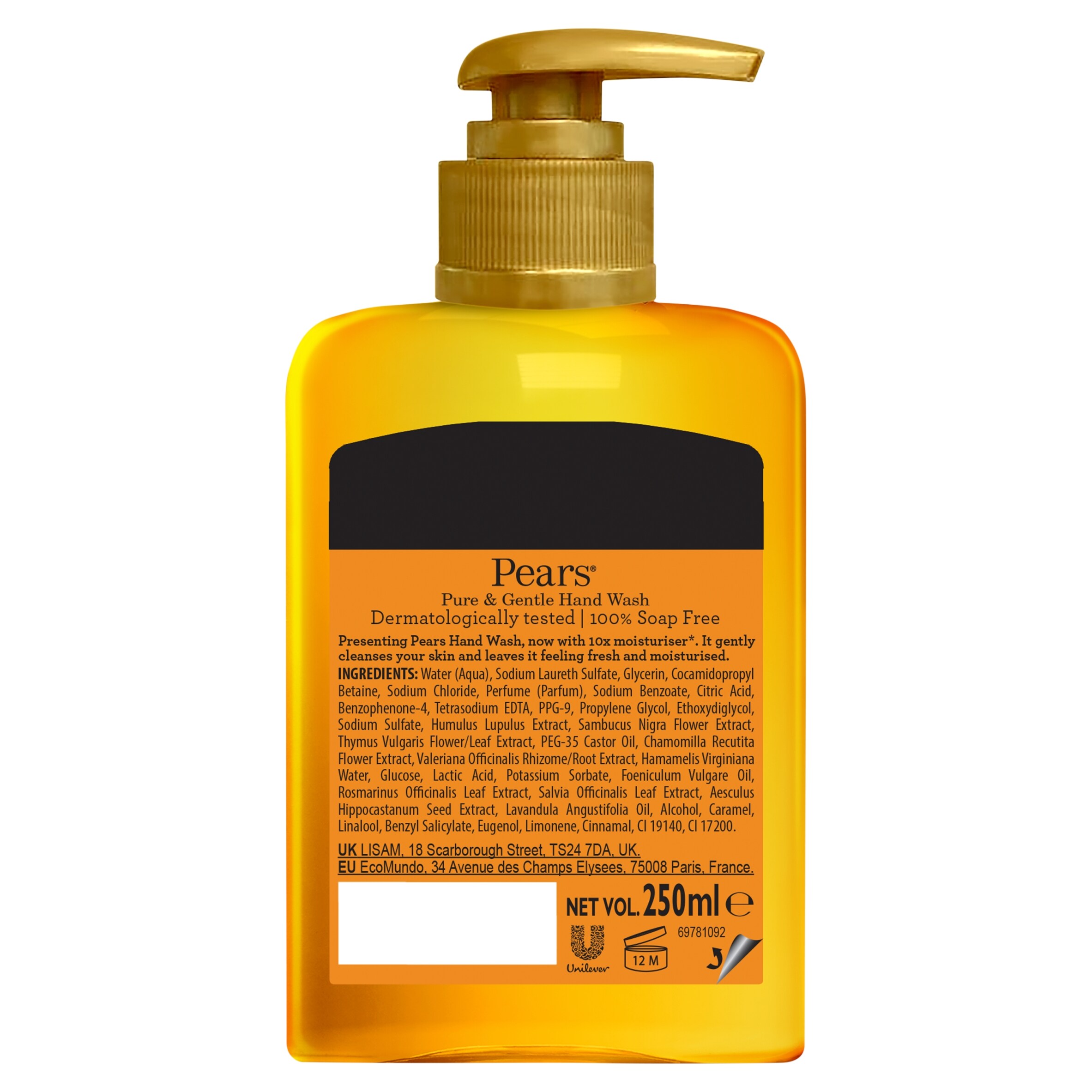 Pears Liquid Hand Wash 250Ml thumbnail 2