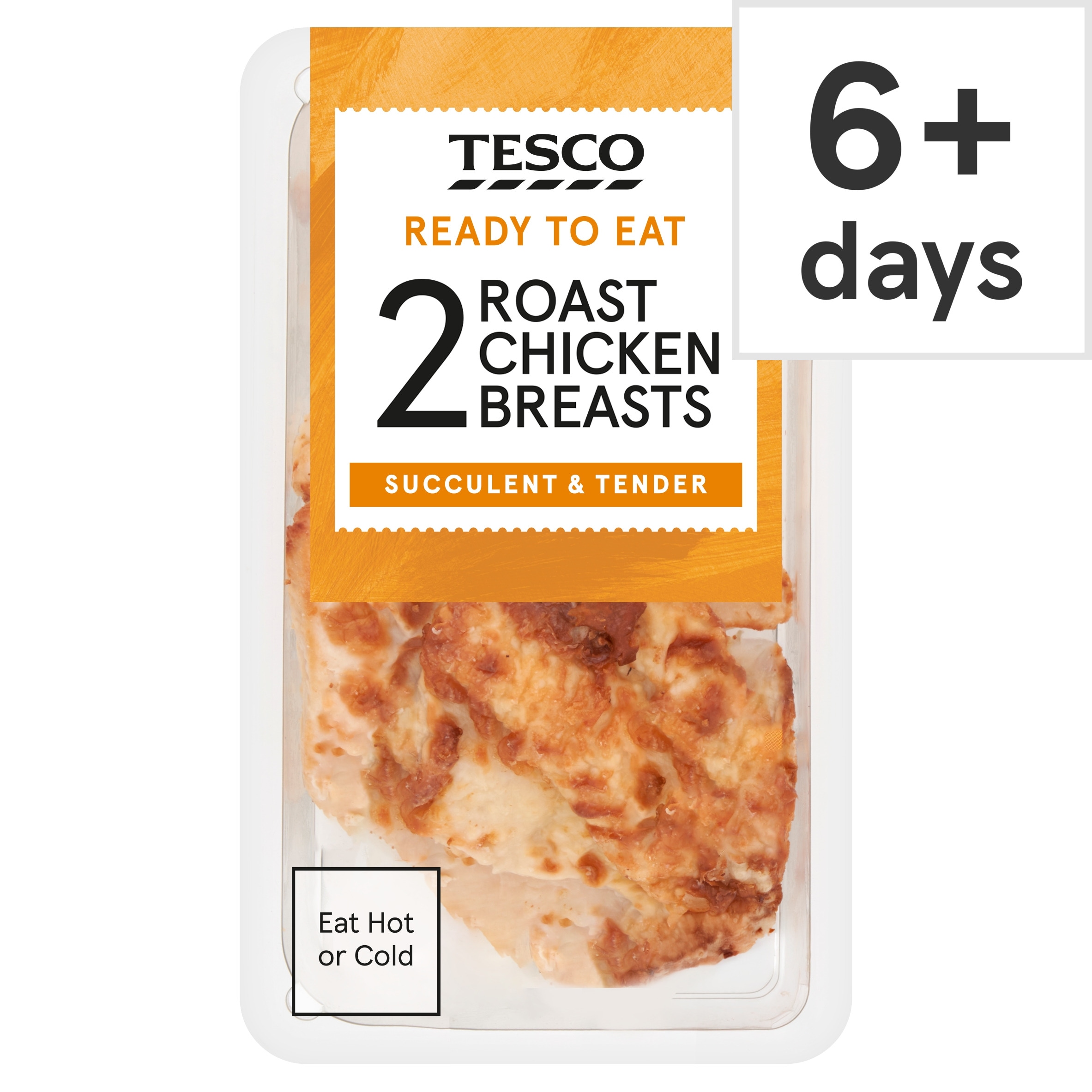 Tesco 2 Roast Cooked Chicken Breast Fillets 245 G