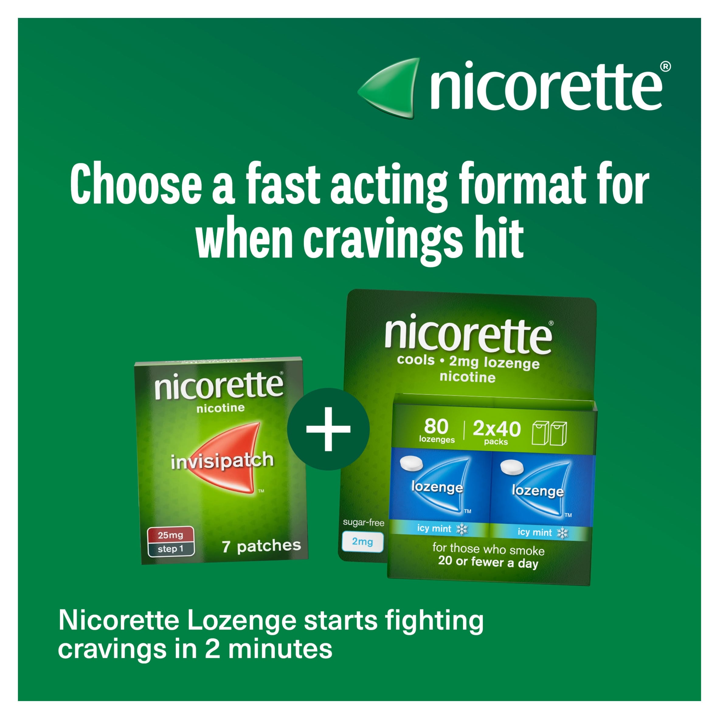 Nicorette InvisiPatch Stop Smoking Aid Step 1 25mg Nicotine Patches 7s thumbnail 3