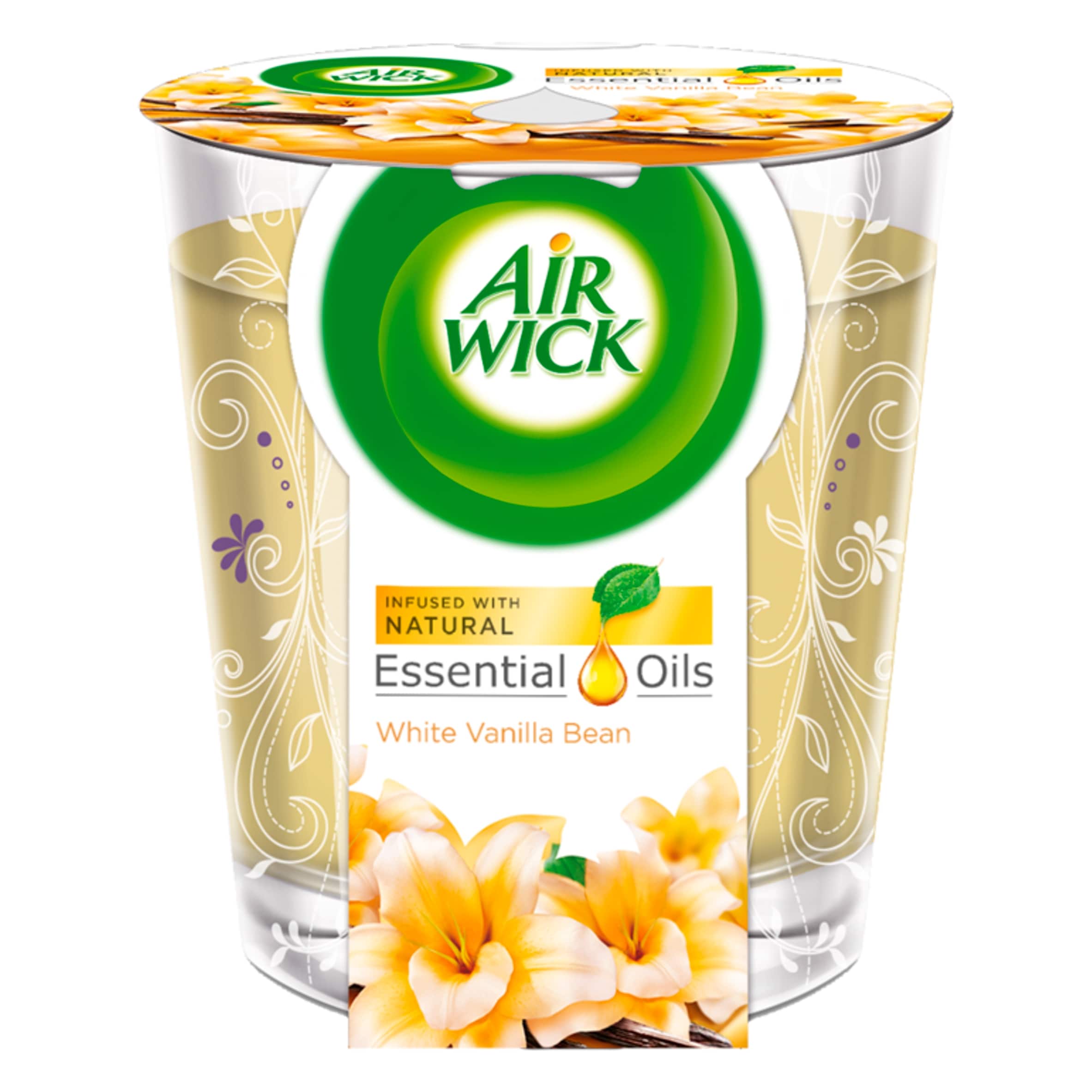 Airwick Air Freshener Candle White Vanilla Bean thumbnail 3