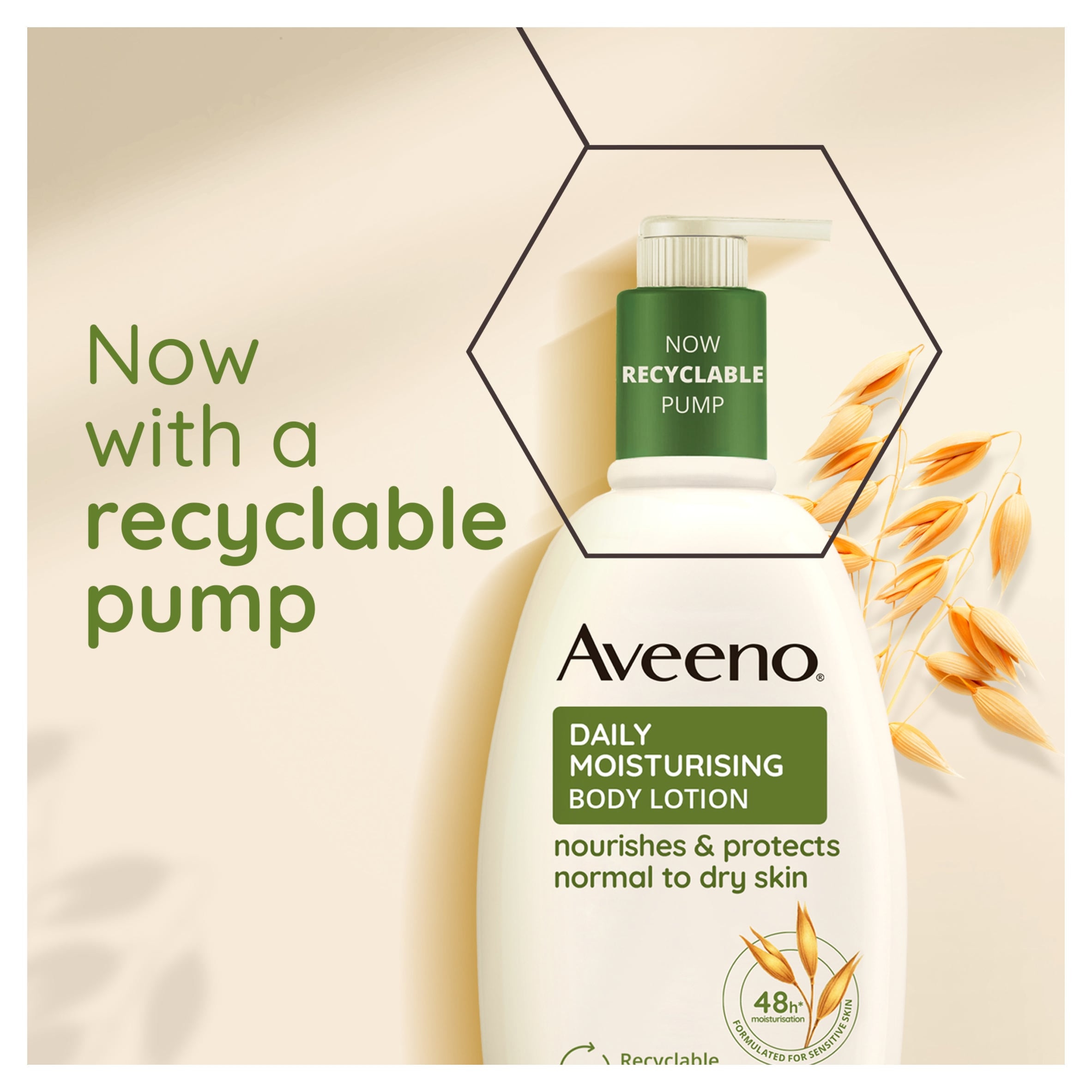 Aveeno Daily Moisturising Body Lotion Moisturiser Sensitive Skin 300ml thumbnail 2