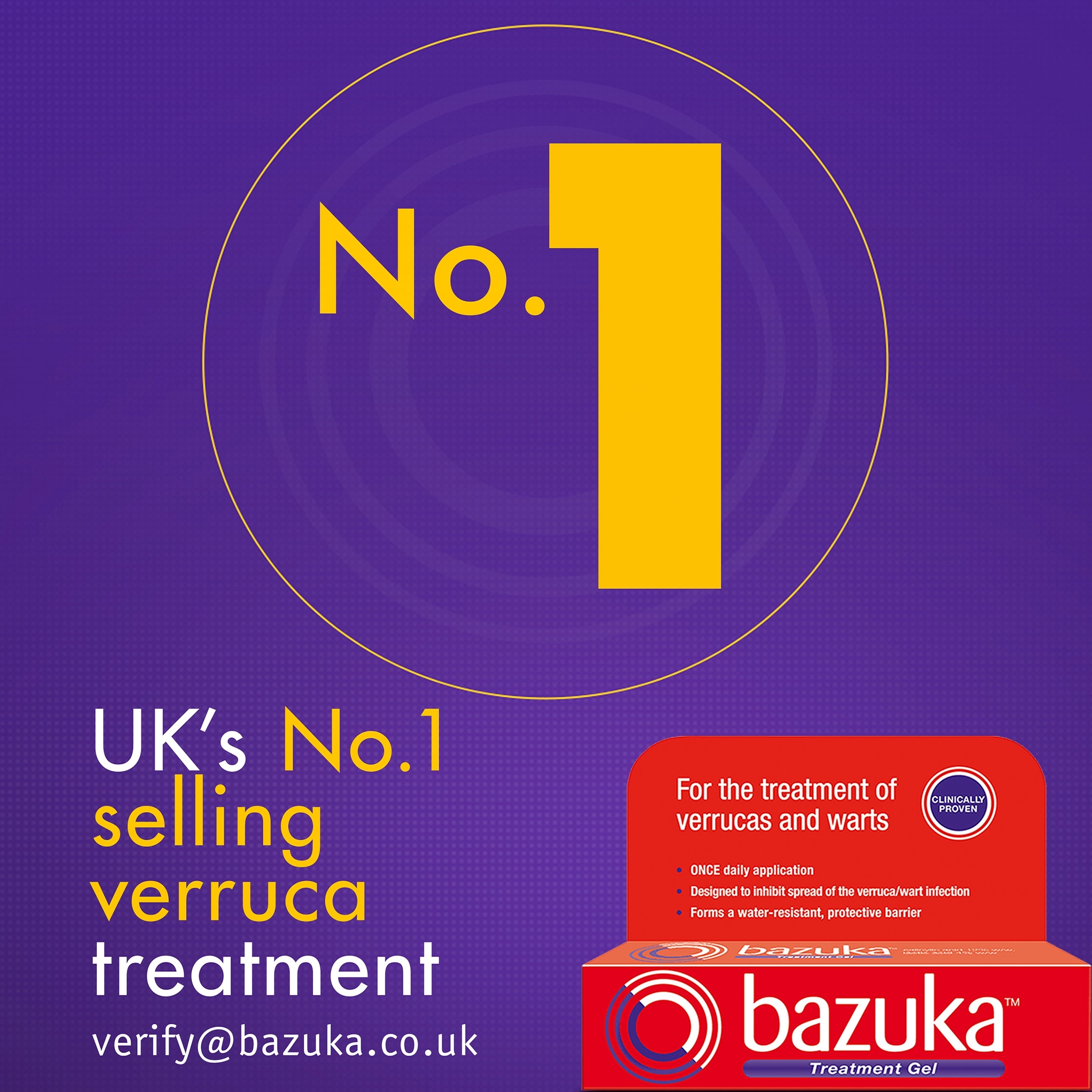 Bazuka Verrucas and Warts Treatment Gel 6G thumbnail 2