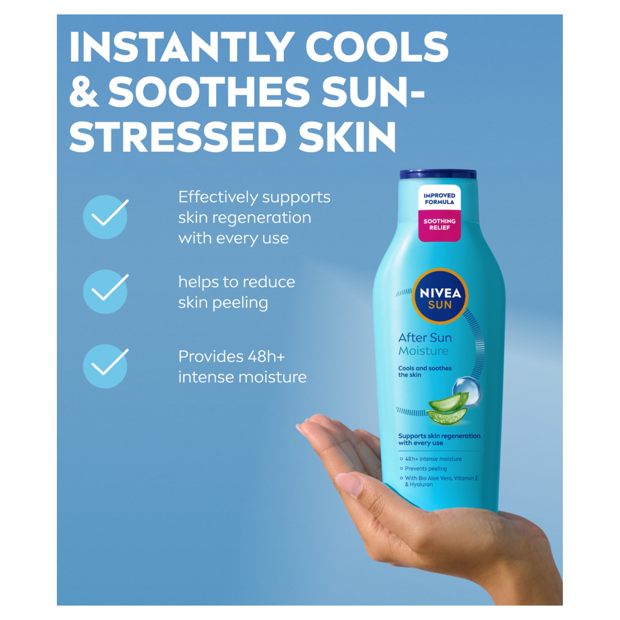 NIVEA SUN Moisturising After Sun Lotion 400ml thumbnail 4