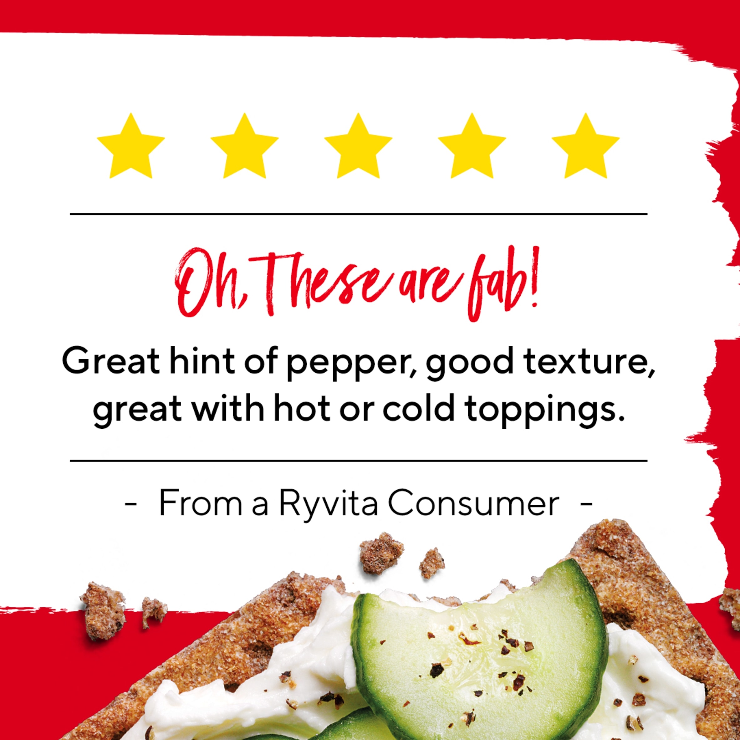 RYVITA Cracked Black Pepper Crispbread 200g thumbnail 4