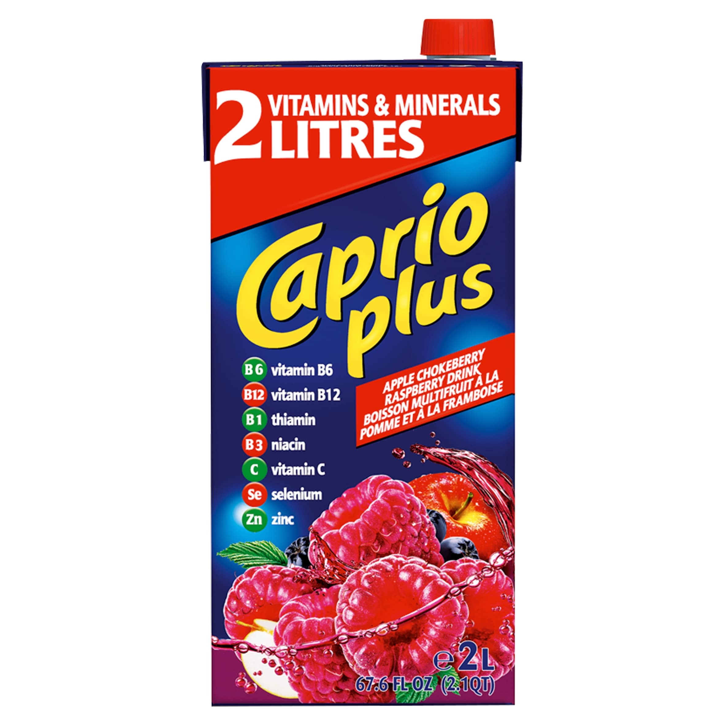 Caprio Apple & Raspberry Drink 2 Litre Carton