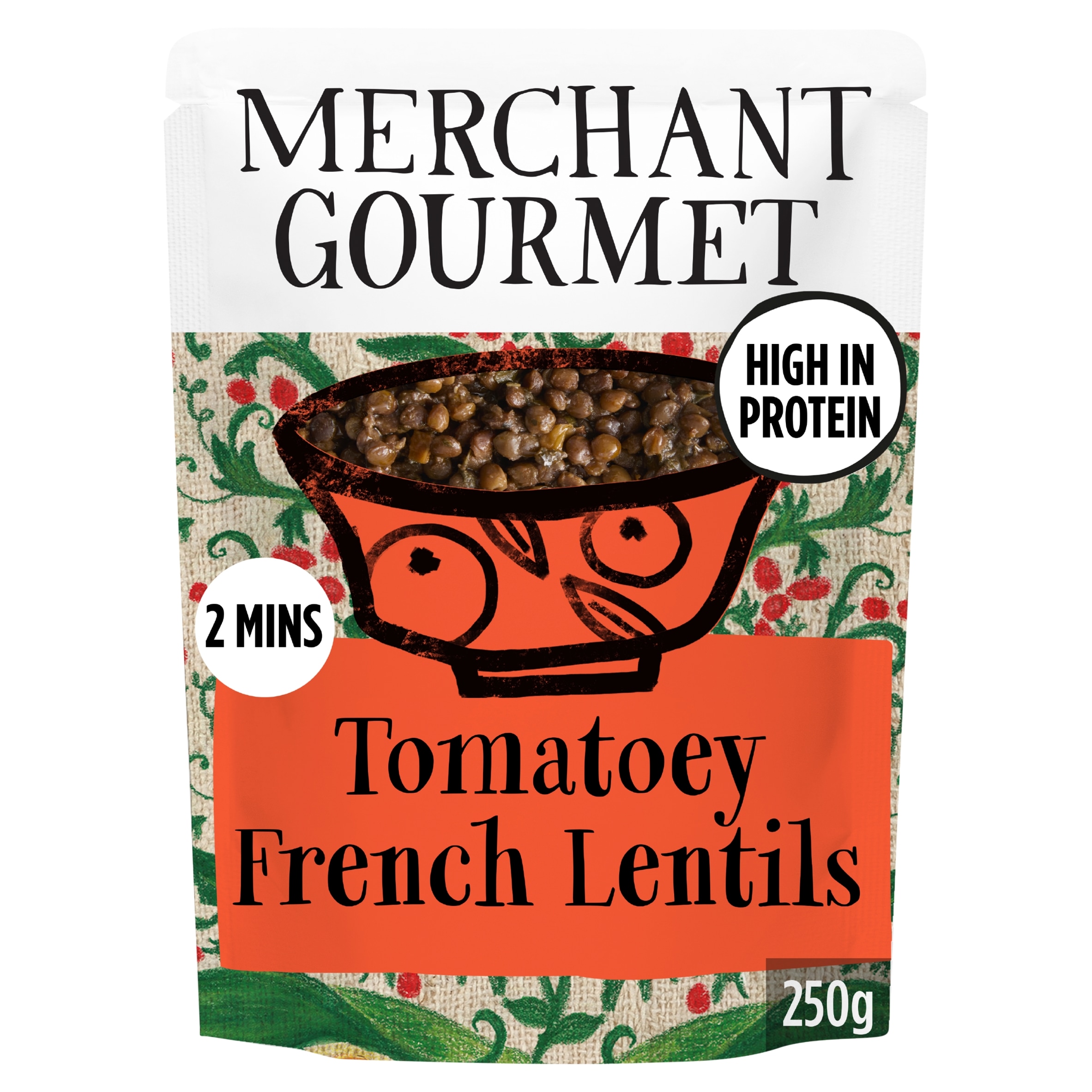 Merchant Gourmet Tomatoey French Puy & Green Lentils