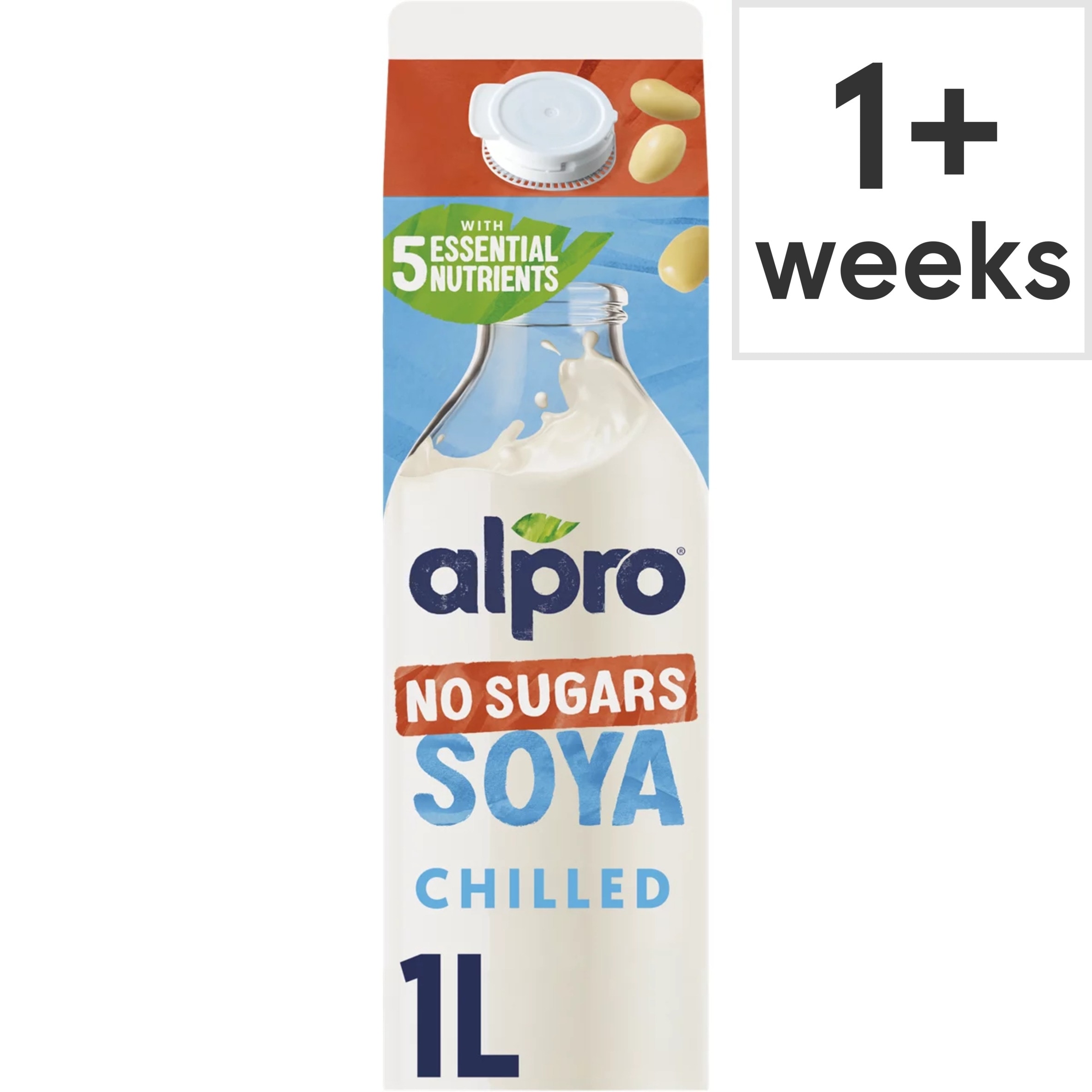 Alpro Soya No Sugar Chilled Dairy Free Drink