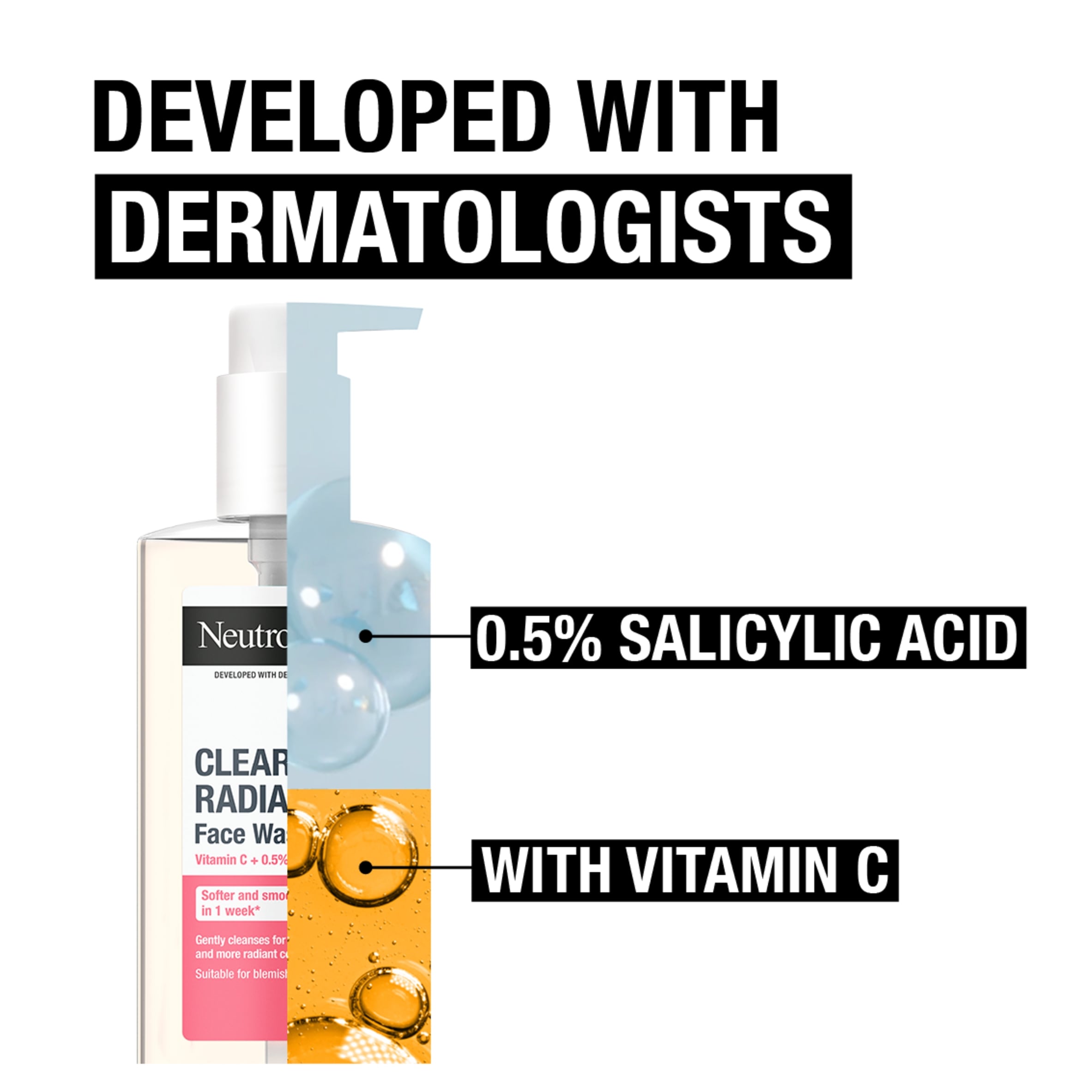 Neutrogena Clear and Radiant Face Wash 200ml thumbnail 5