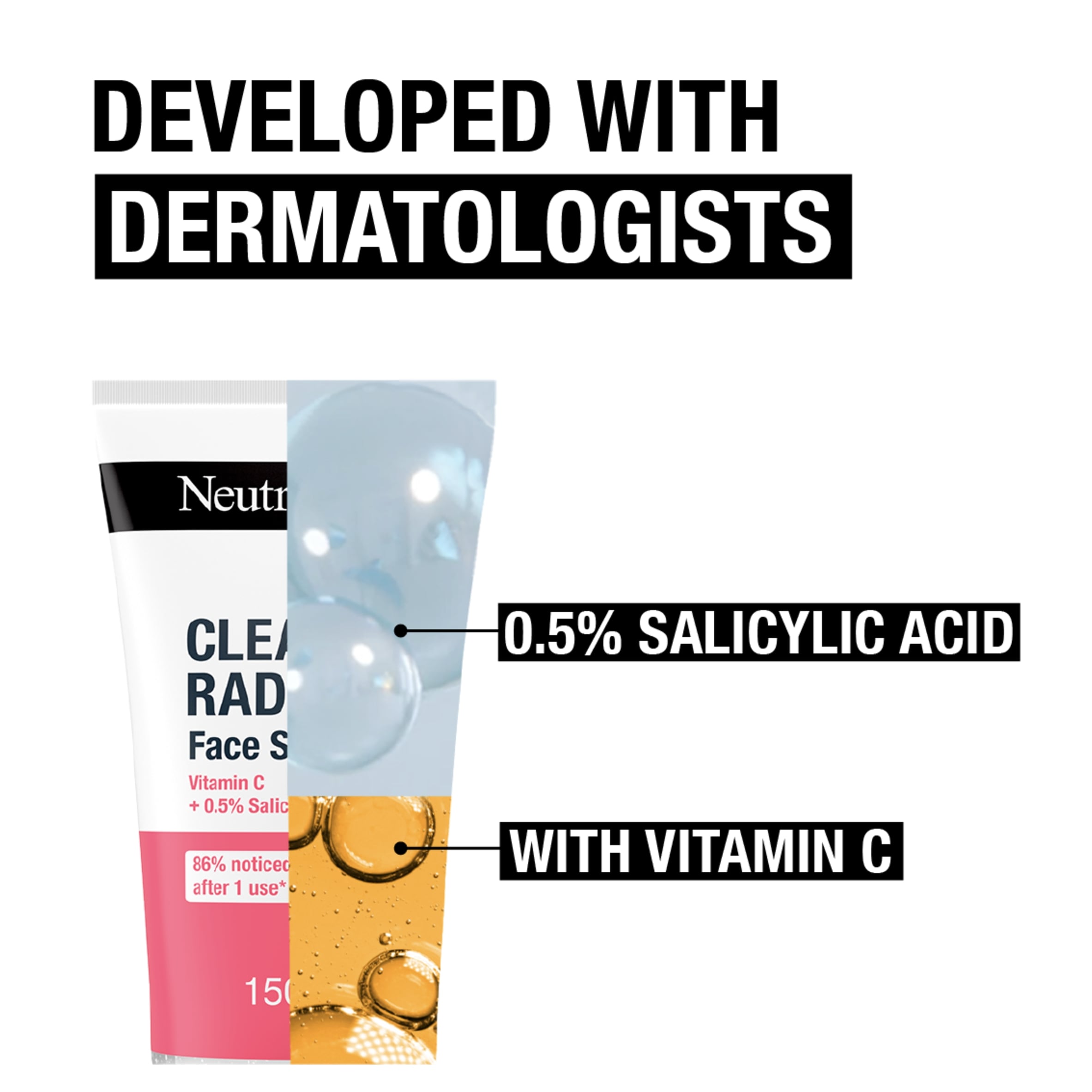 Neutrogena Clear and Radiant Face Scrub 150ml thumbnail 5