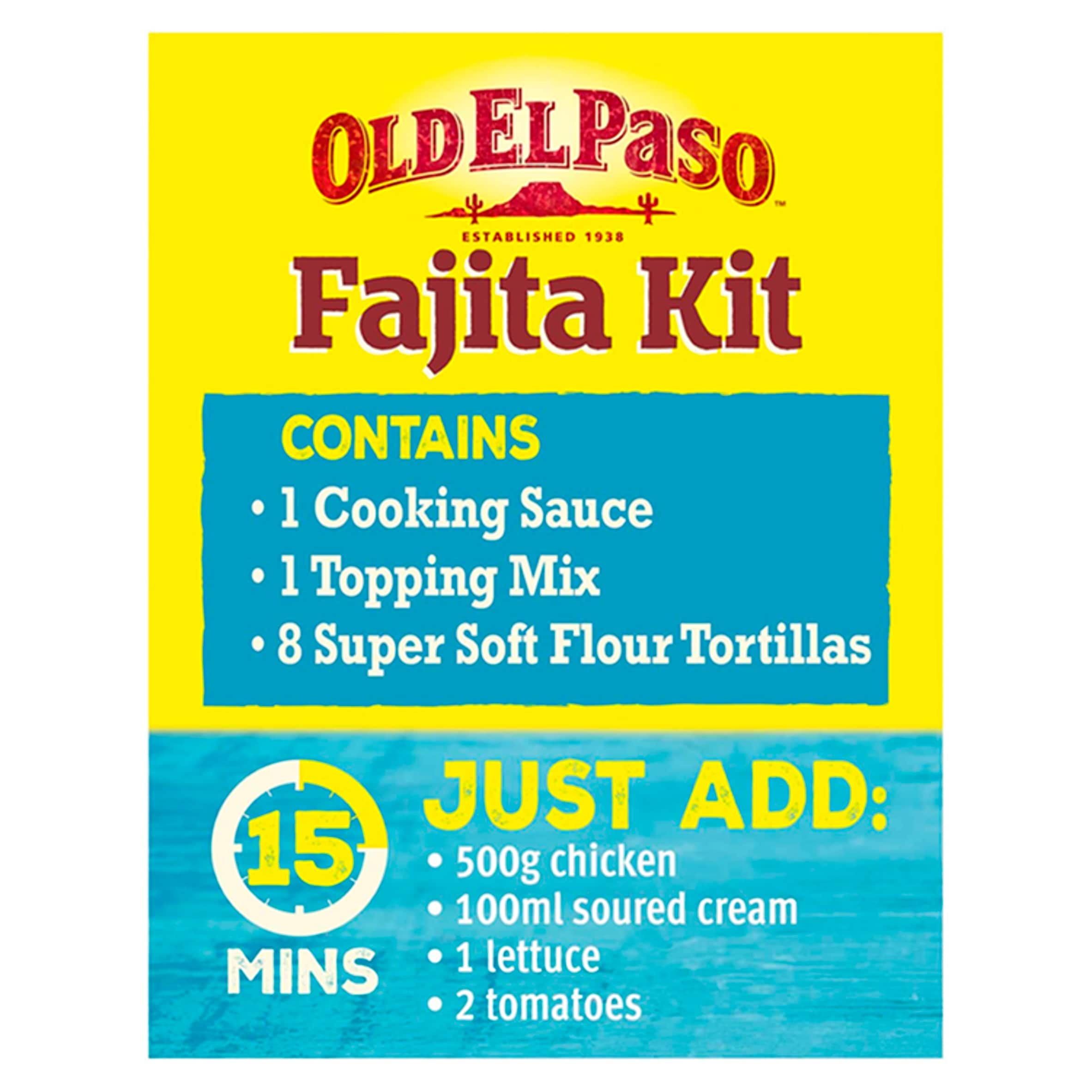 Old El Paso Mexican Extra Mild Super Tasty Fajita Kit
