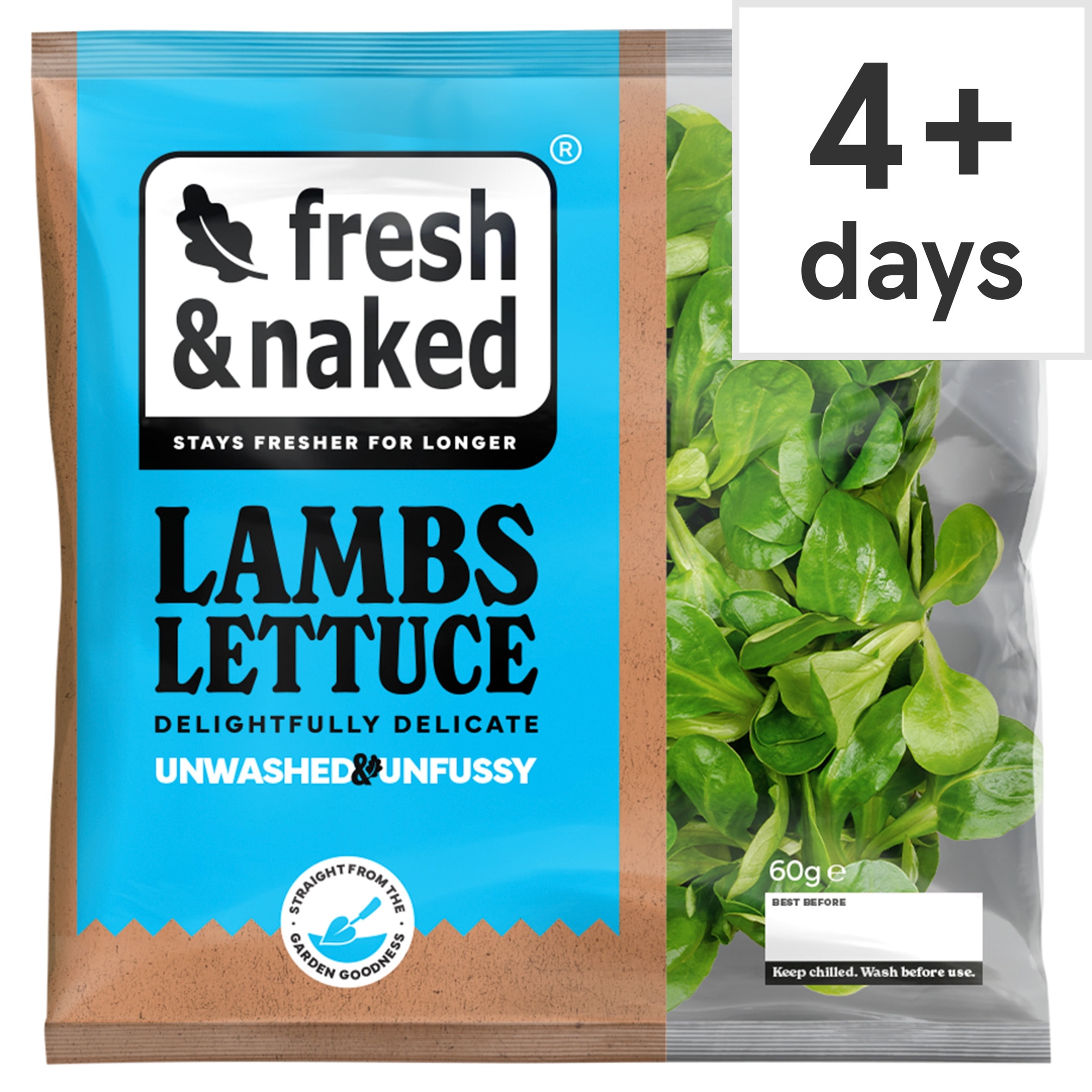 Fresh & Naked Just Lambs Lettuce 60G