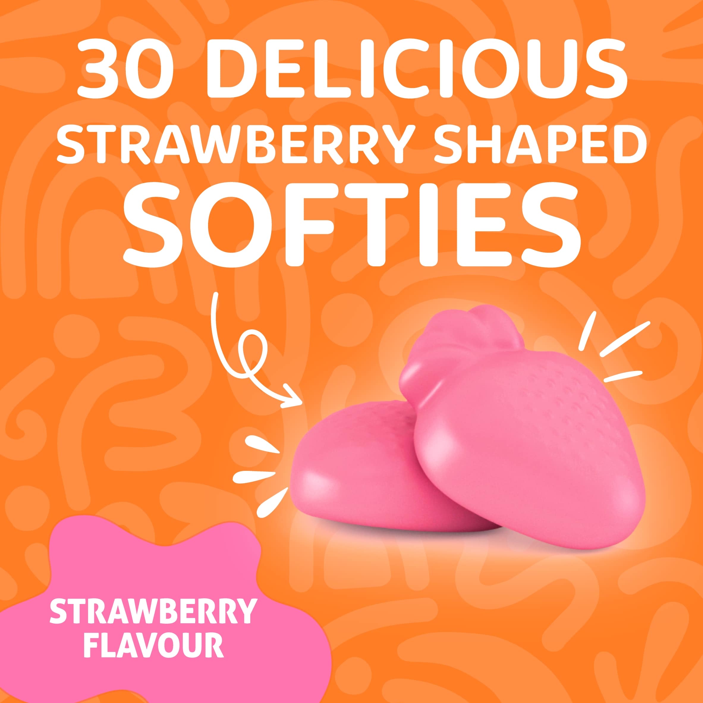 Haliborange Calcium & Vitamin D Strawberry Softies 30s thumbnail 4