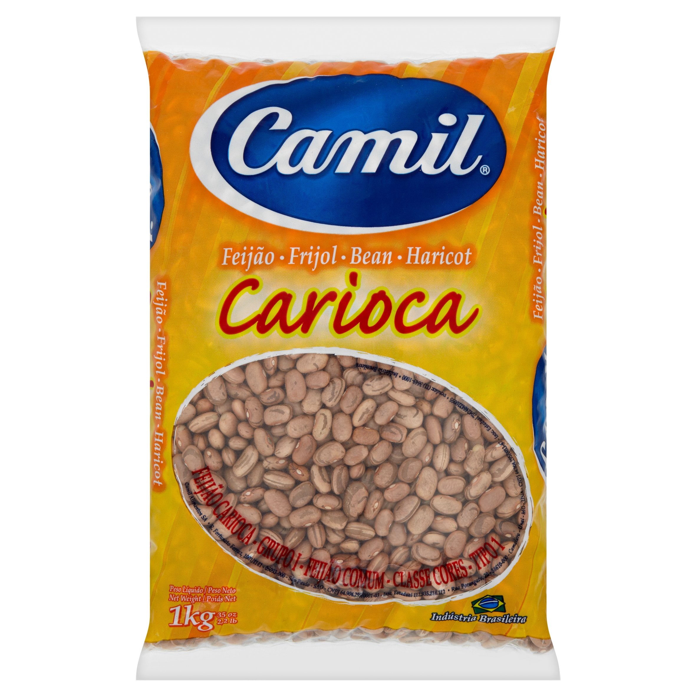 Camil Carioca Beans/Feijao Carioca 1Kg