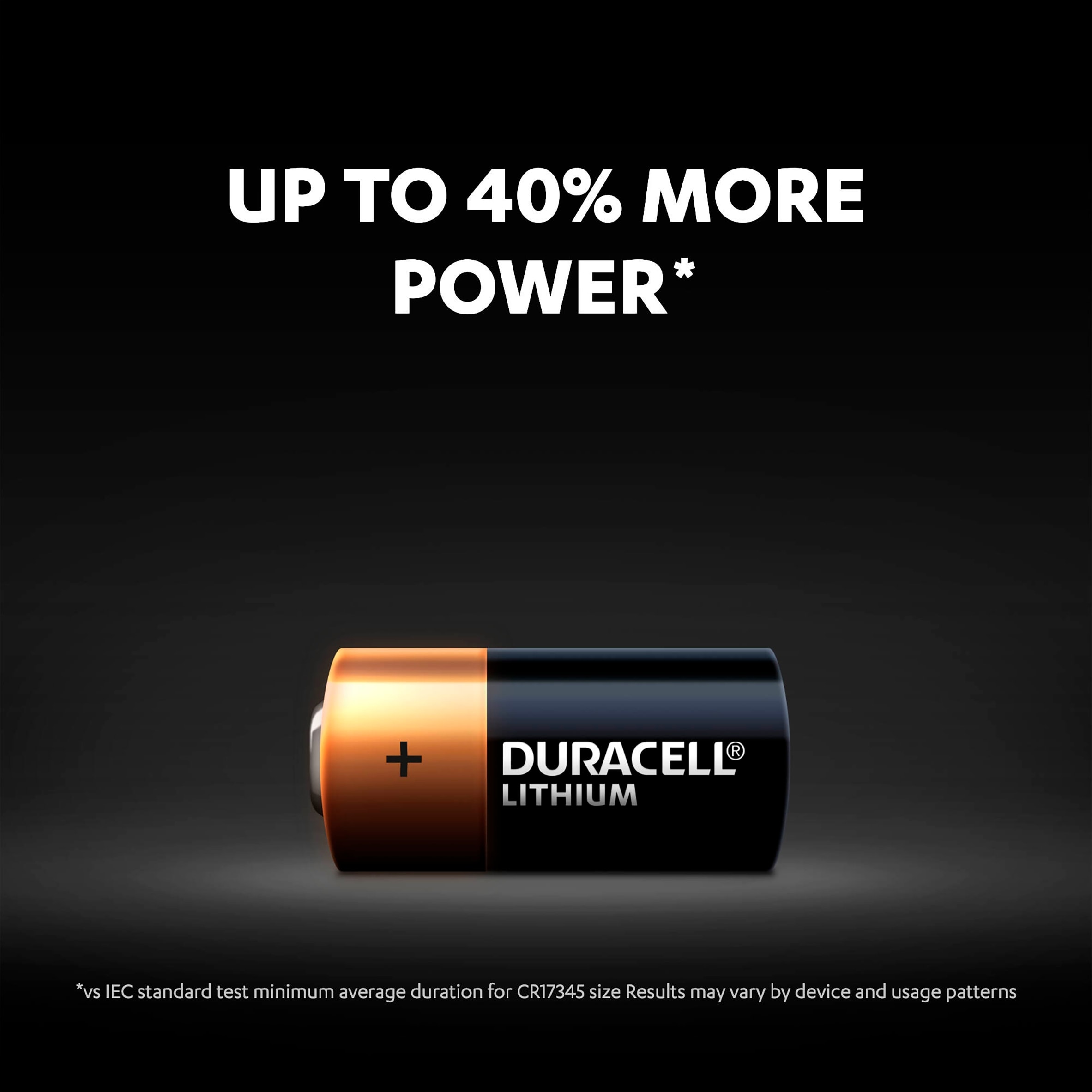 Duracell CR123 Batteries 2 Pack thumbnail 2