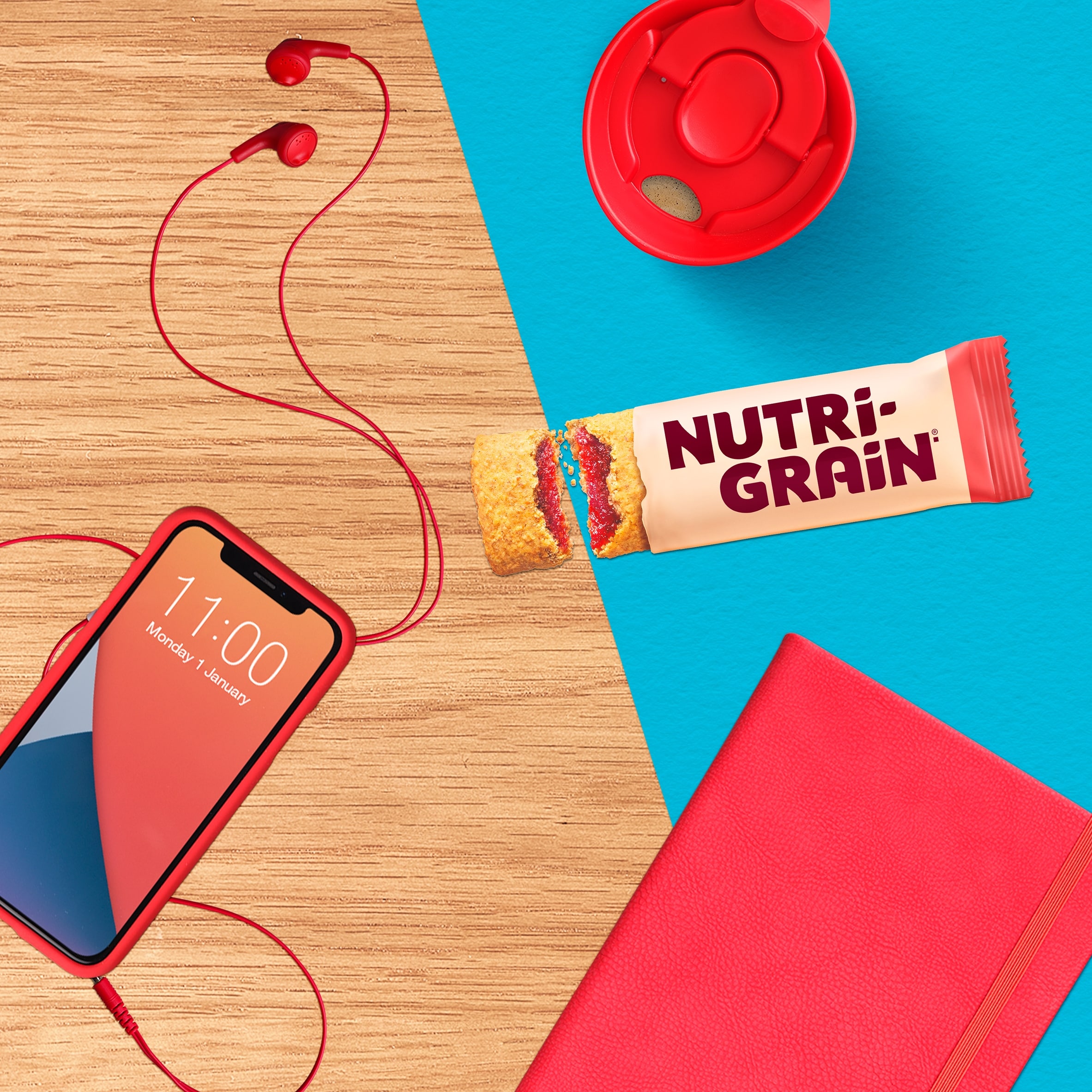Kellogg's Nutri-Grain Strawberry Snack Bars 6x37g thumbnail 3