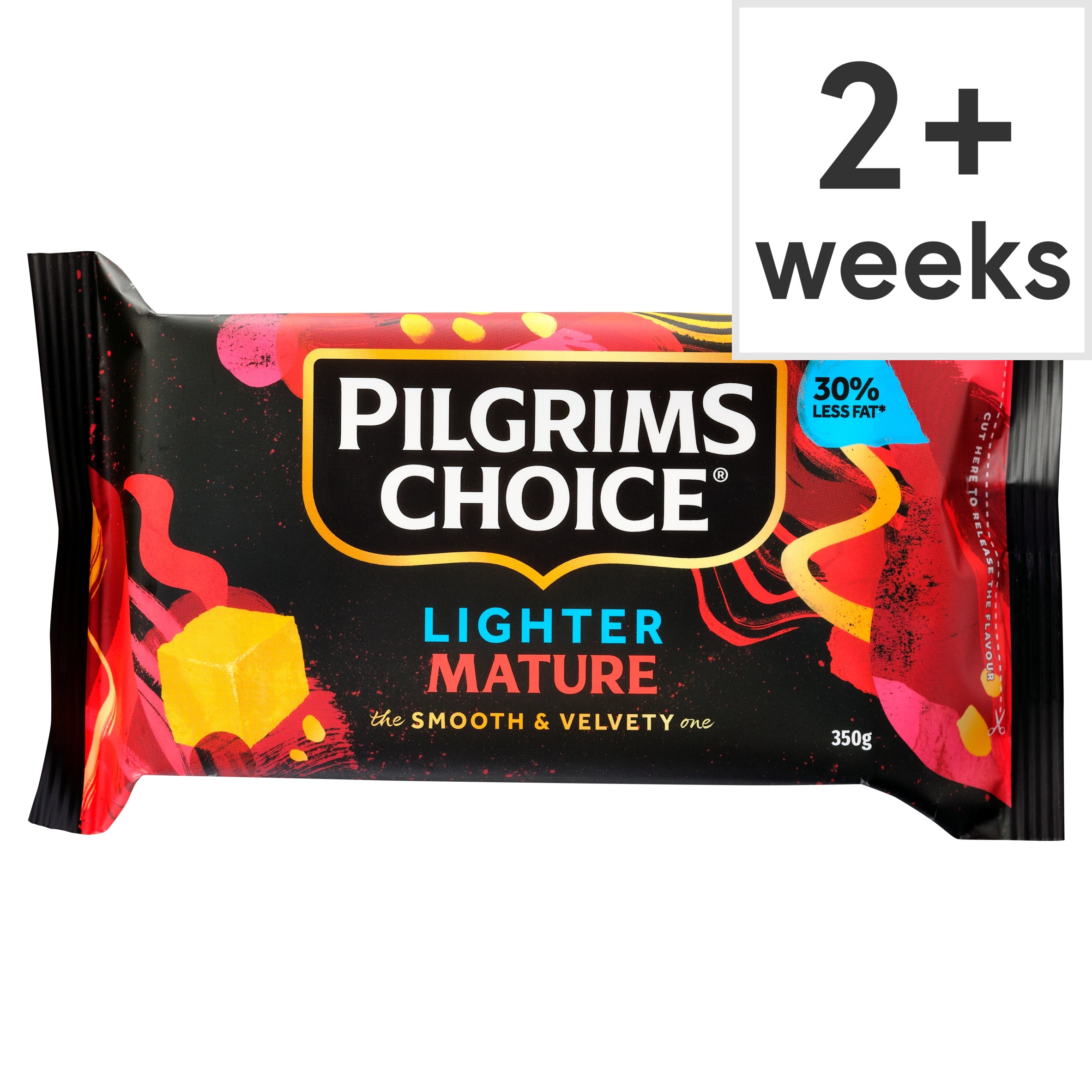 Pilgrims Choice Lighter Mature Cheddar Cheese 350G