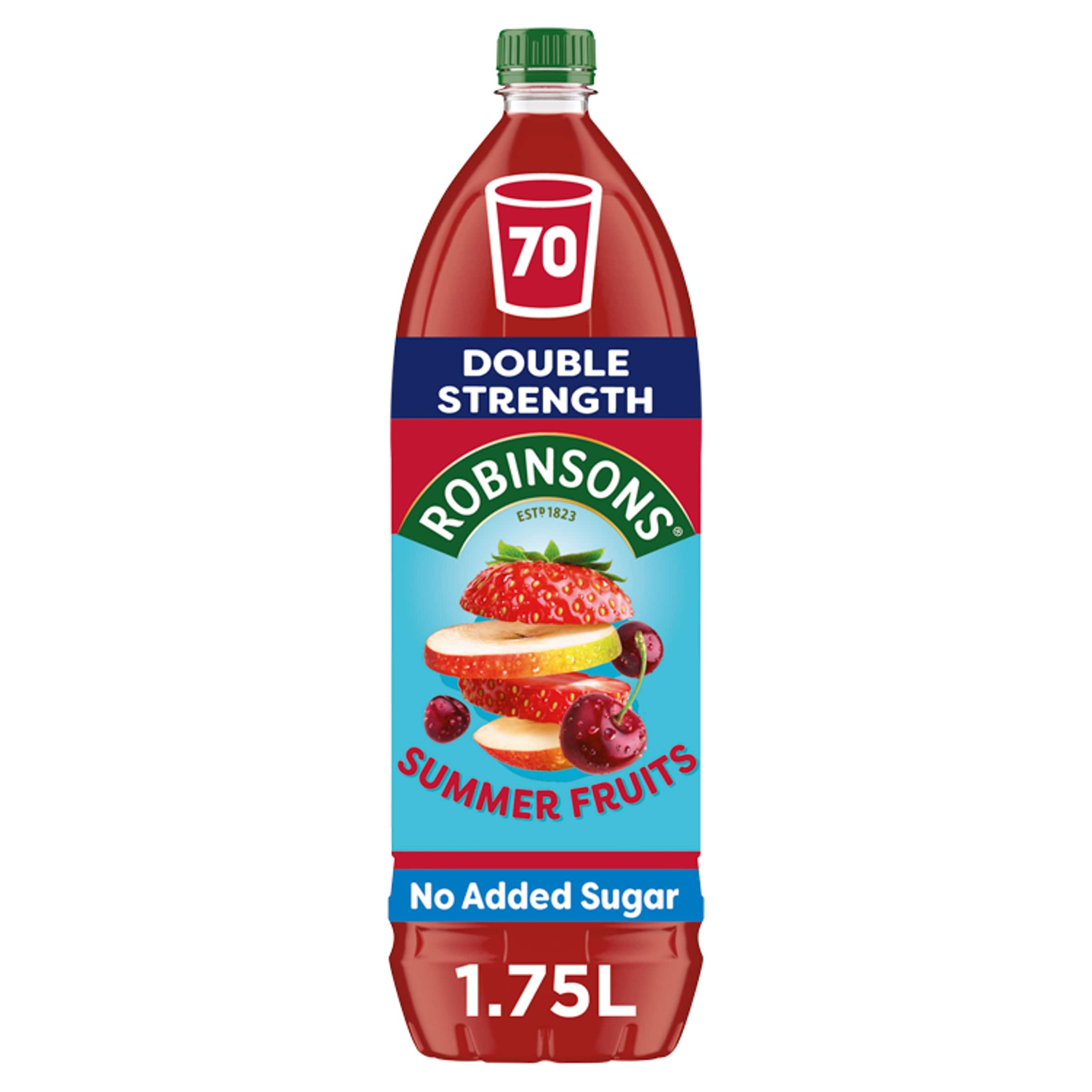 Robinsons Double Strength Summer Fruits No Added Sugar Squash