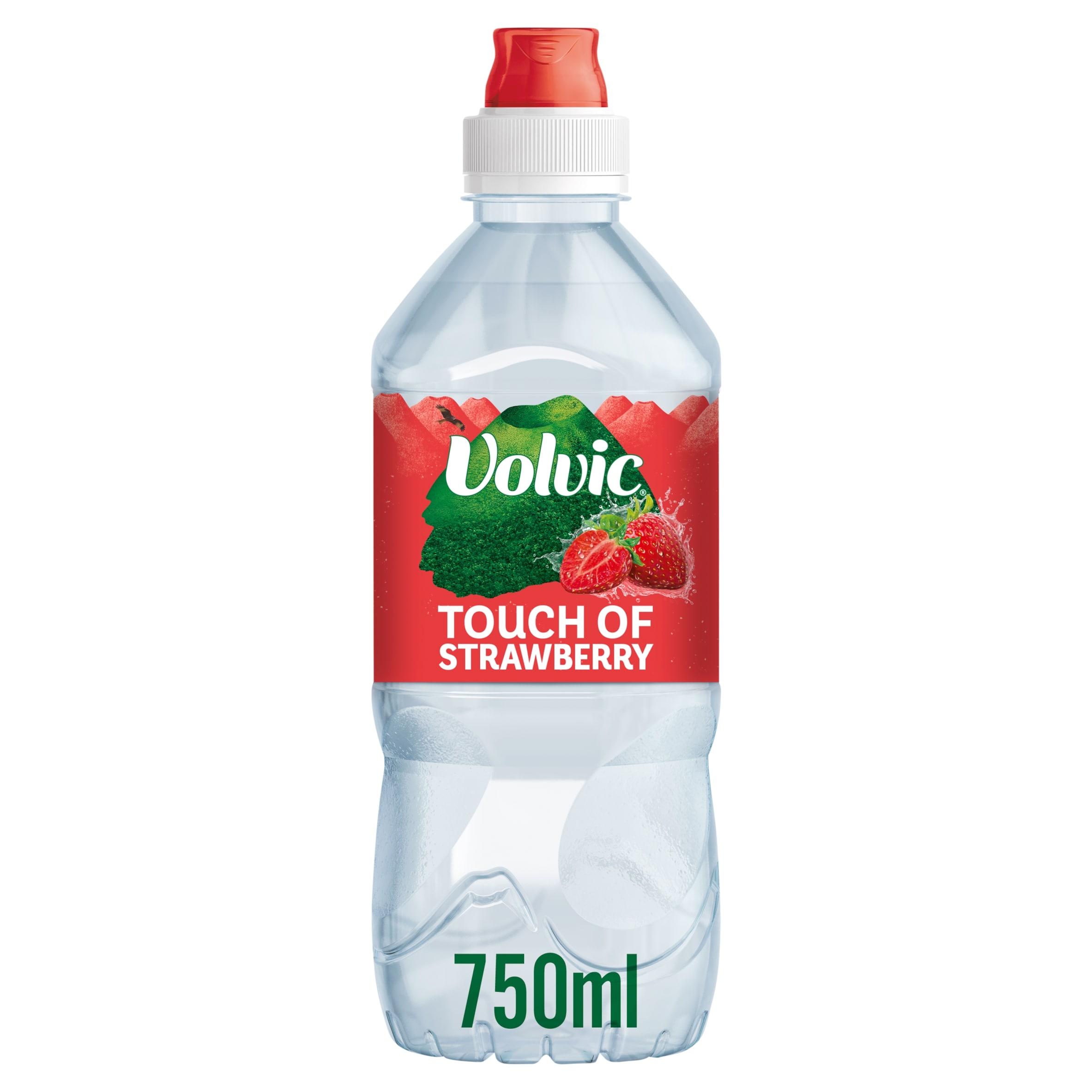 Volvic Touch of Fruit Strawberry Still Flavoured Water 750ml