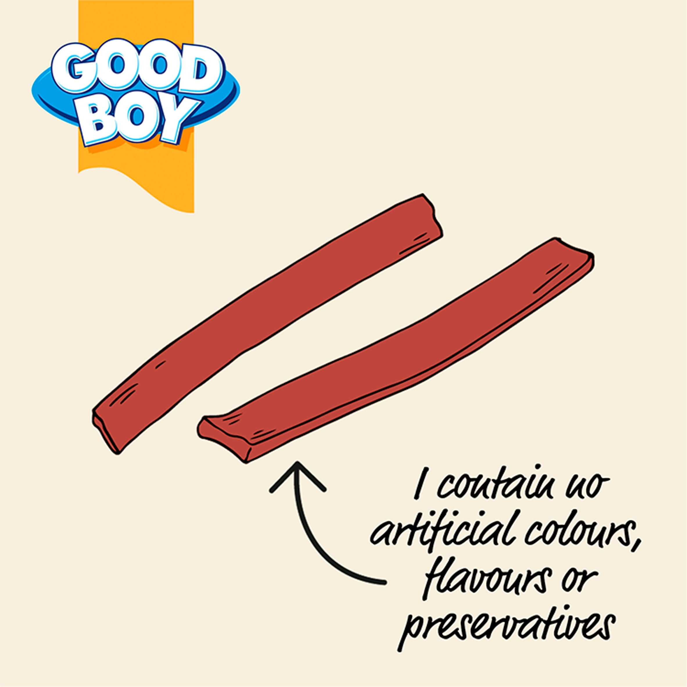 Good Boy Wagtastic Dog Treats Beef Fillets 80g thumbnail 2