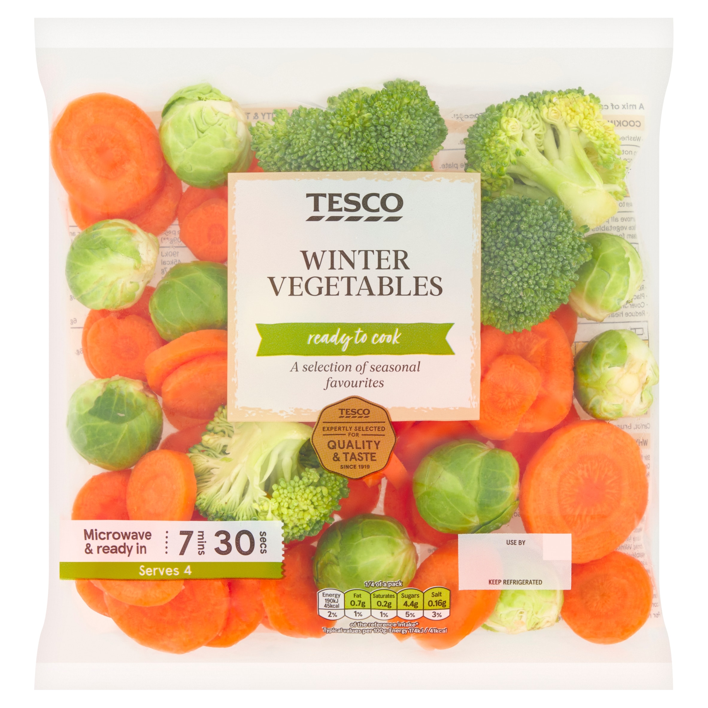 Tesco Winter Vegetables 480G