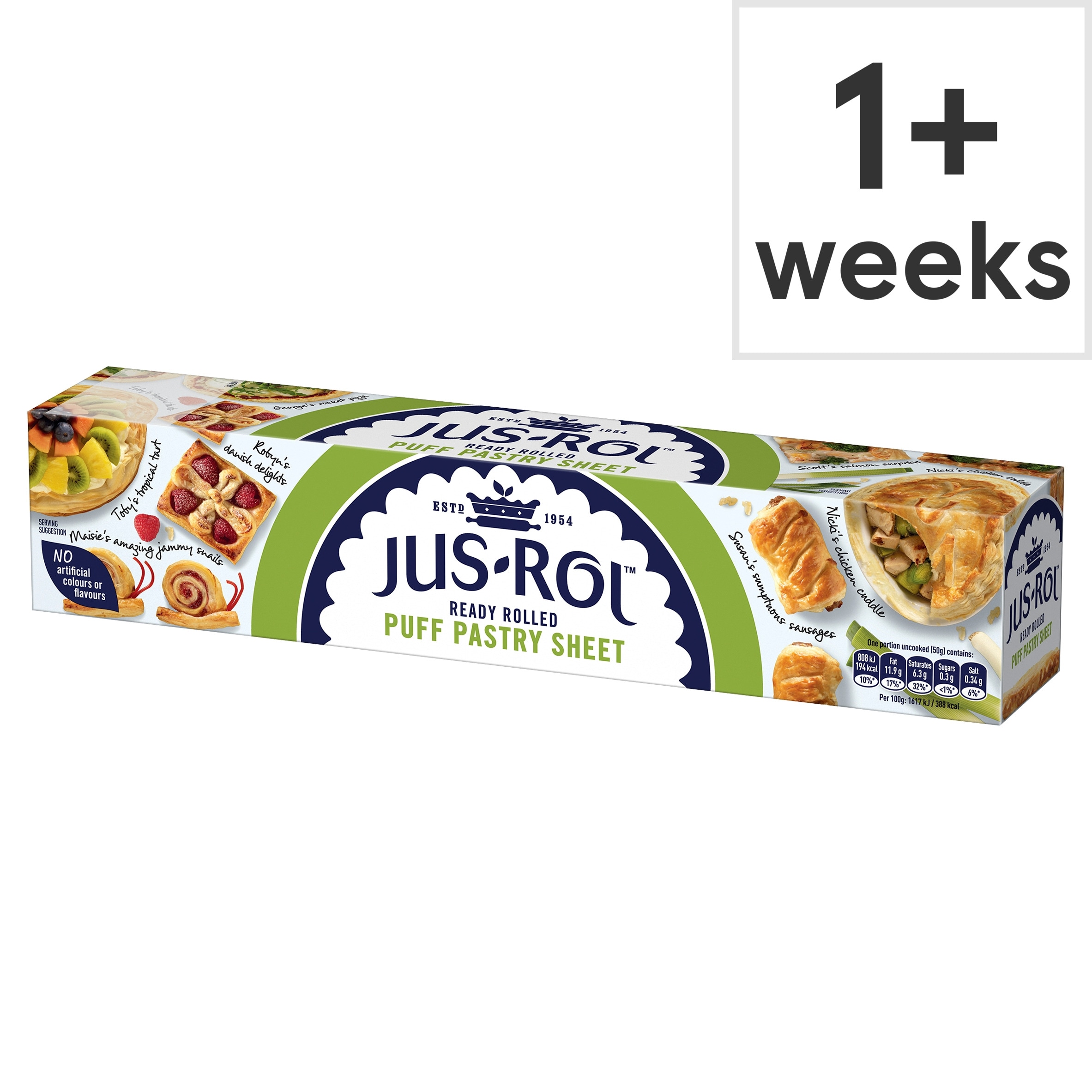 Jus-Rol Ready Rolled Puff Pastry Sheet 320g