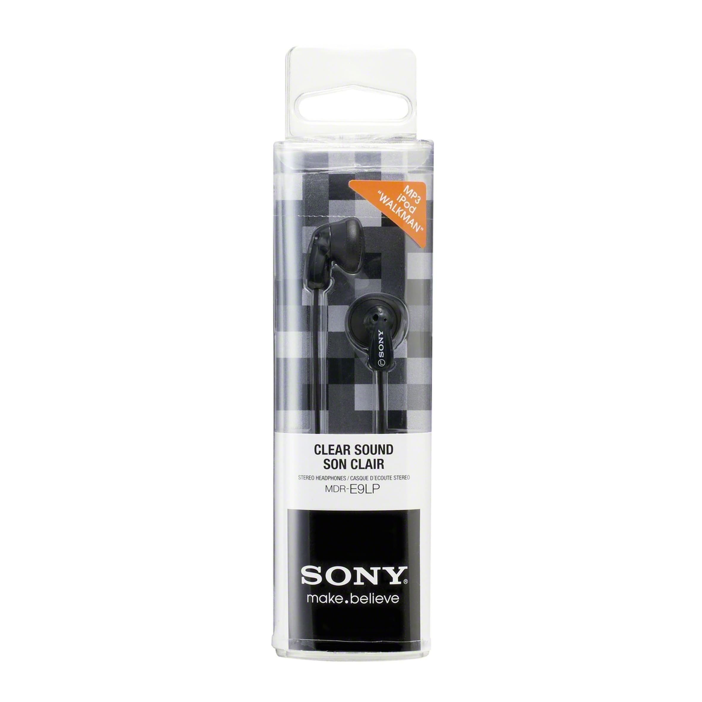 Sony MDR-E9LP Wired In Ear Headphones Black thumbnail 2