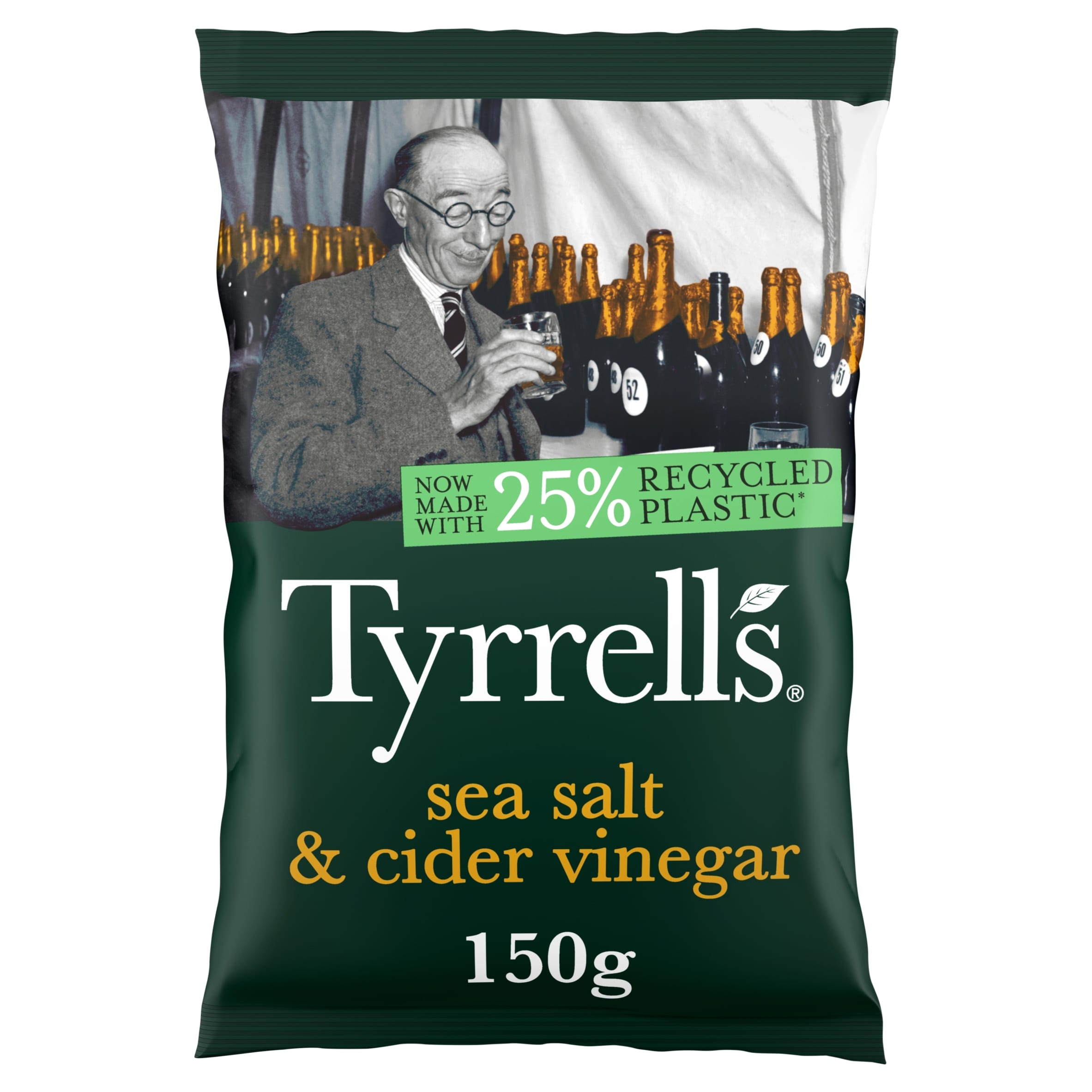 Tyrrells Sea Salt & Cider Vinegar Sharing Crisps