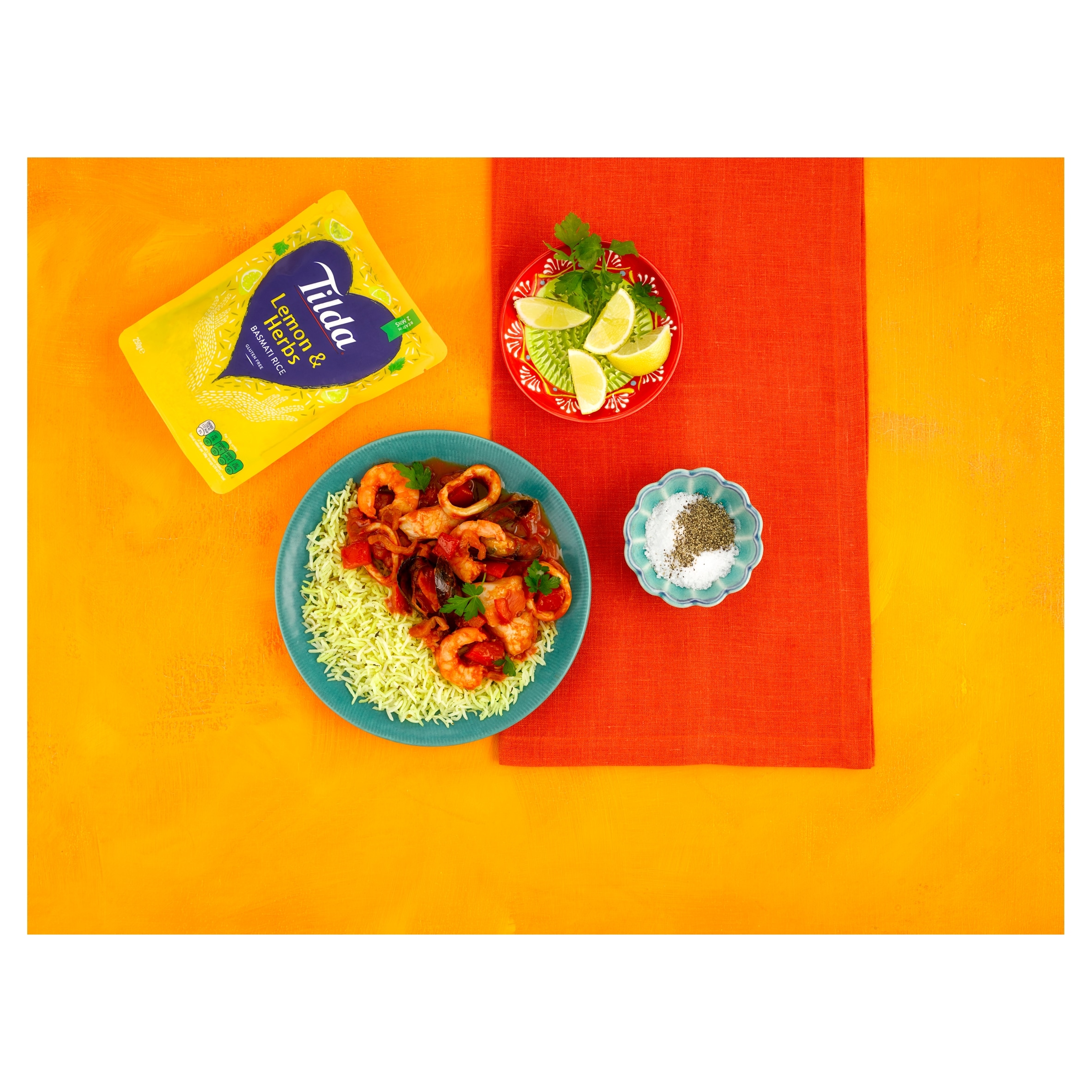 Tilda Lemon & Herbs Basmati Rice 250g thumbnail 4