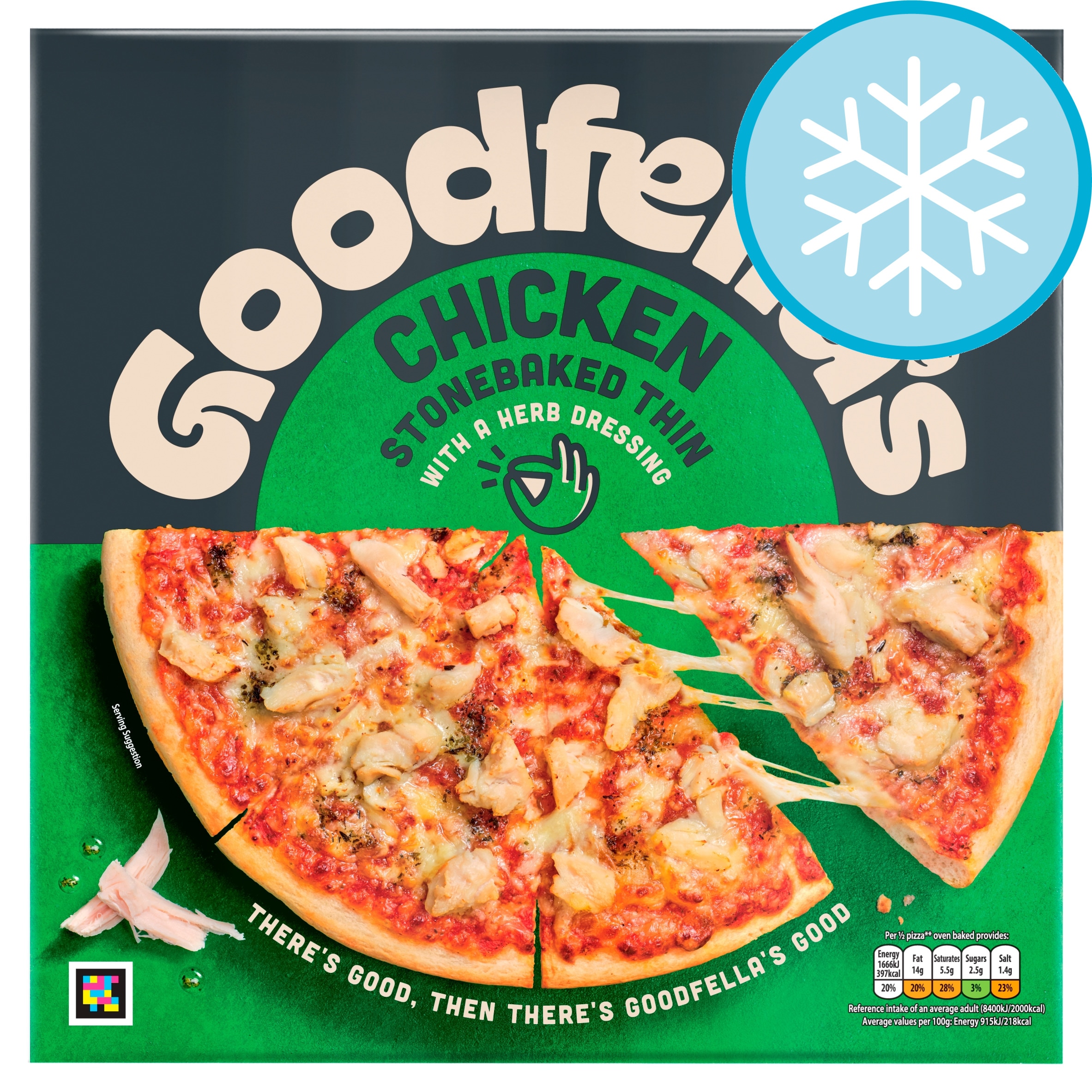 Goodfella's Stonebaked Thin Chicken Pizza 365G
