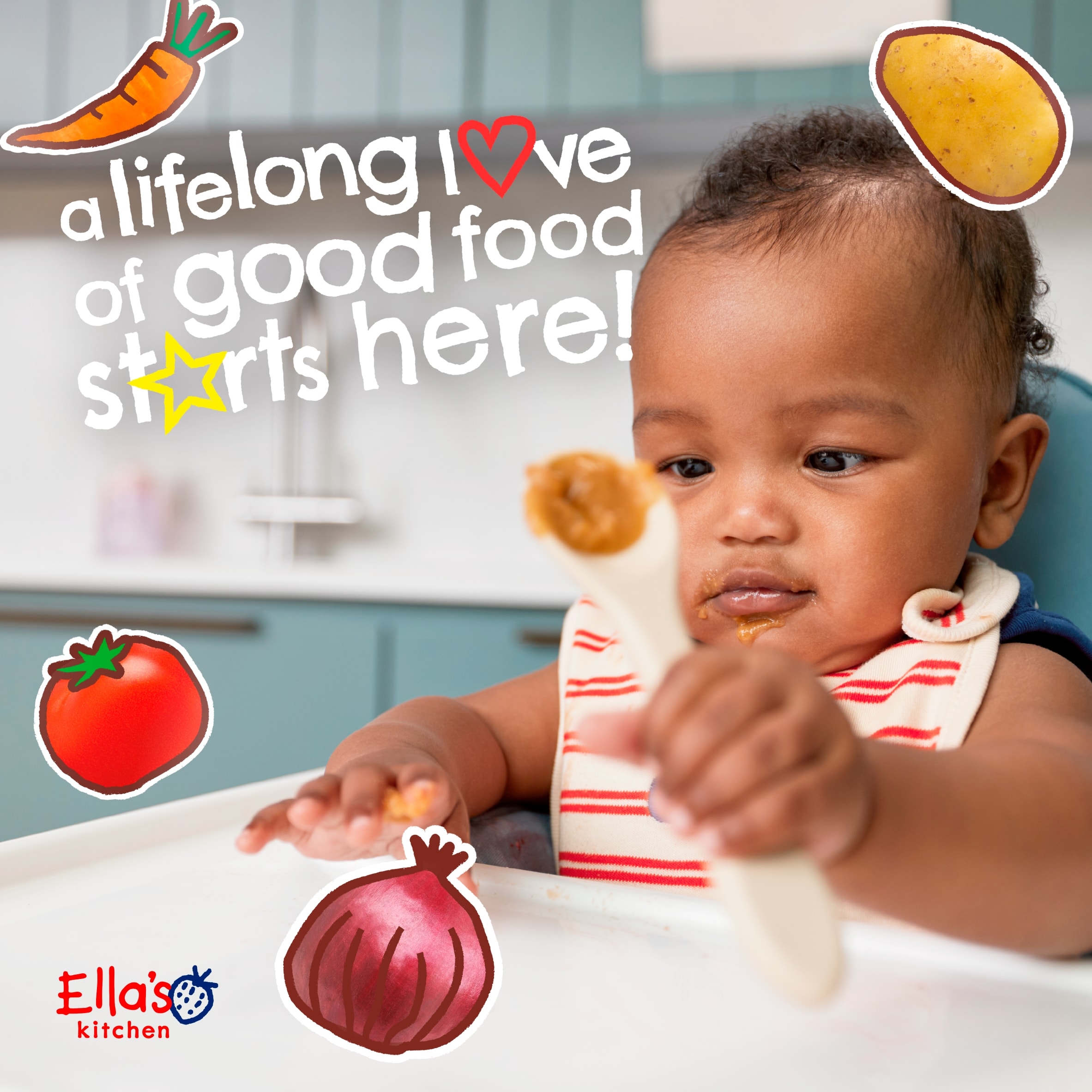Ella's Kitchen Banana & Apricot Baby Rice 120G thumbnail 5
