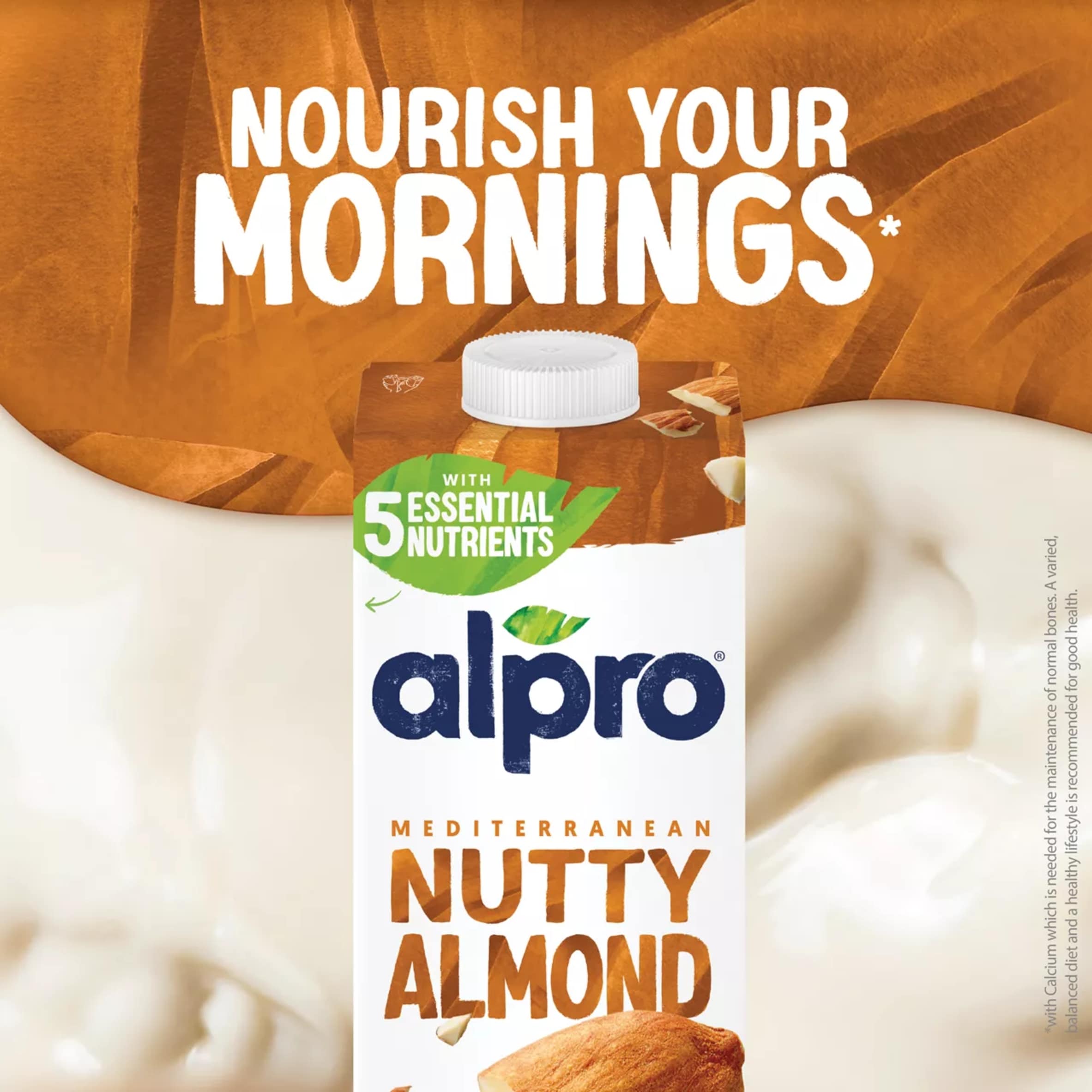 Alpro Almond Original Long Life Dairy Free Drink 1L thumbnail 5