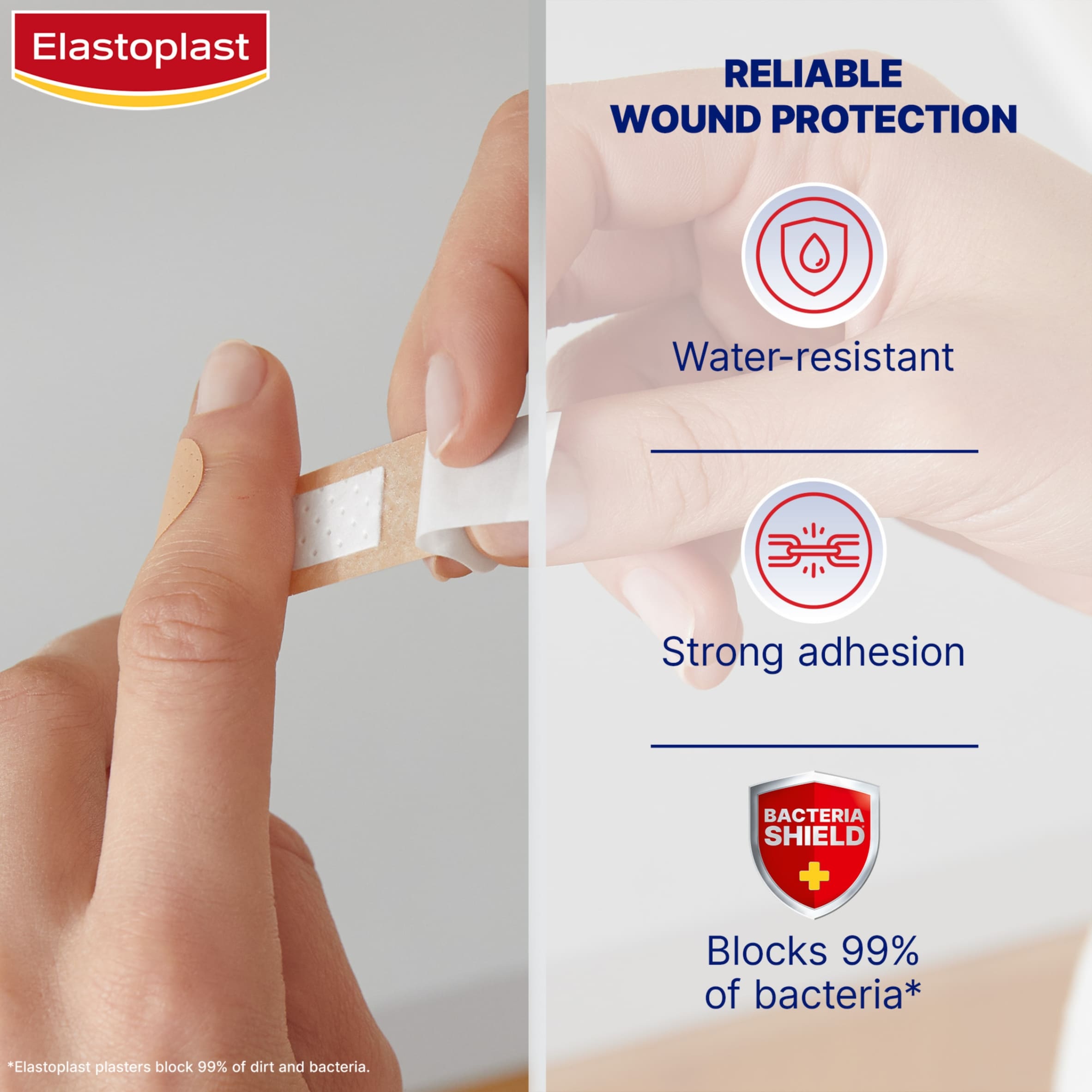 Elastoplast Water Resistant Plasters 10 Pack thumbnail 3