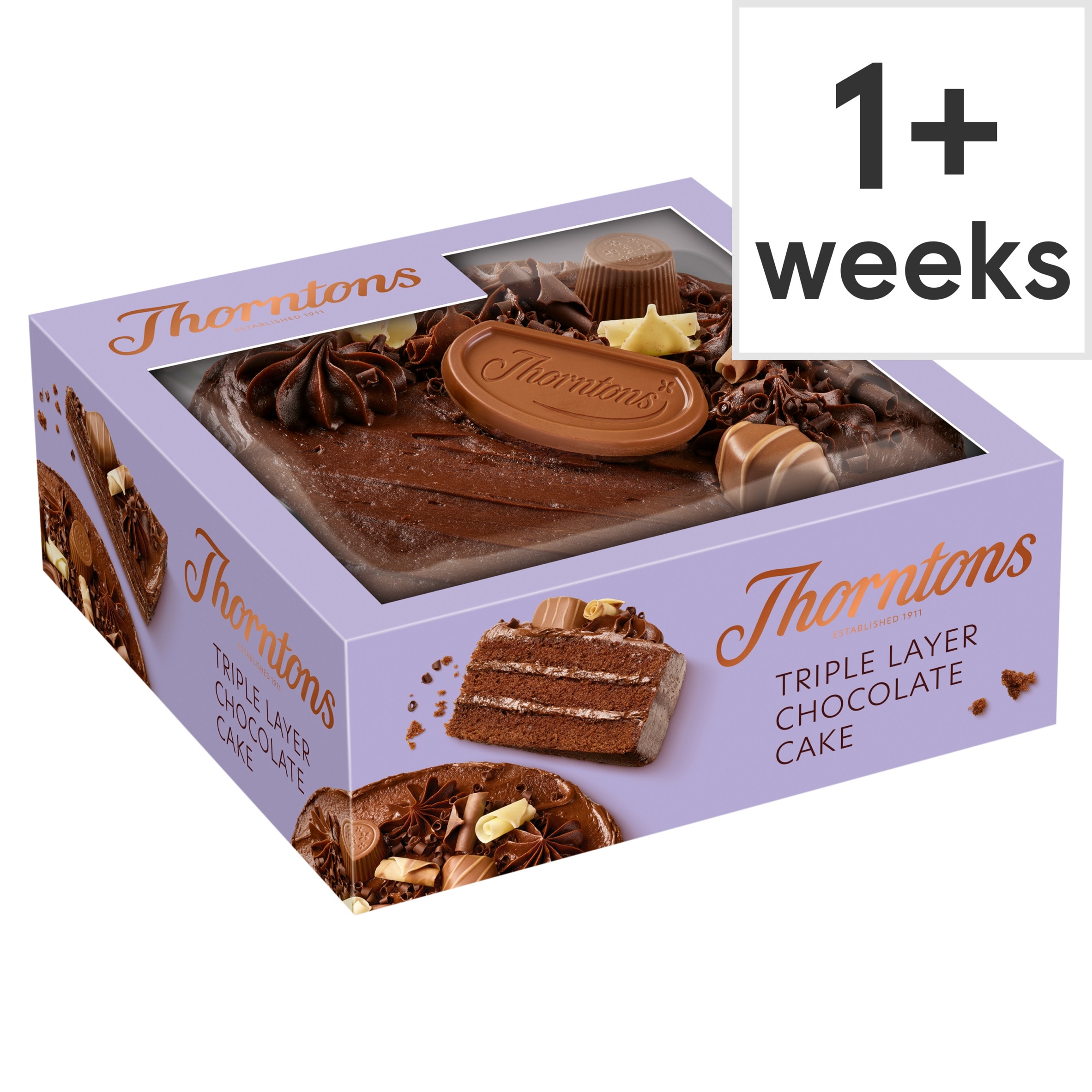 Thorntons Triple Layer Chocolate Celebration Cake