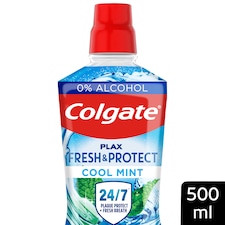 Colgate Plax Cool Mint Mouthwash Alcohol Free 500ml