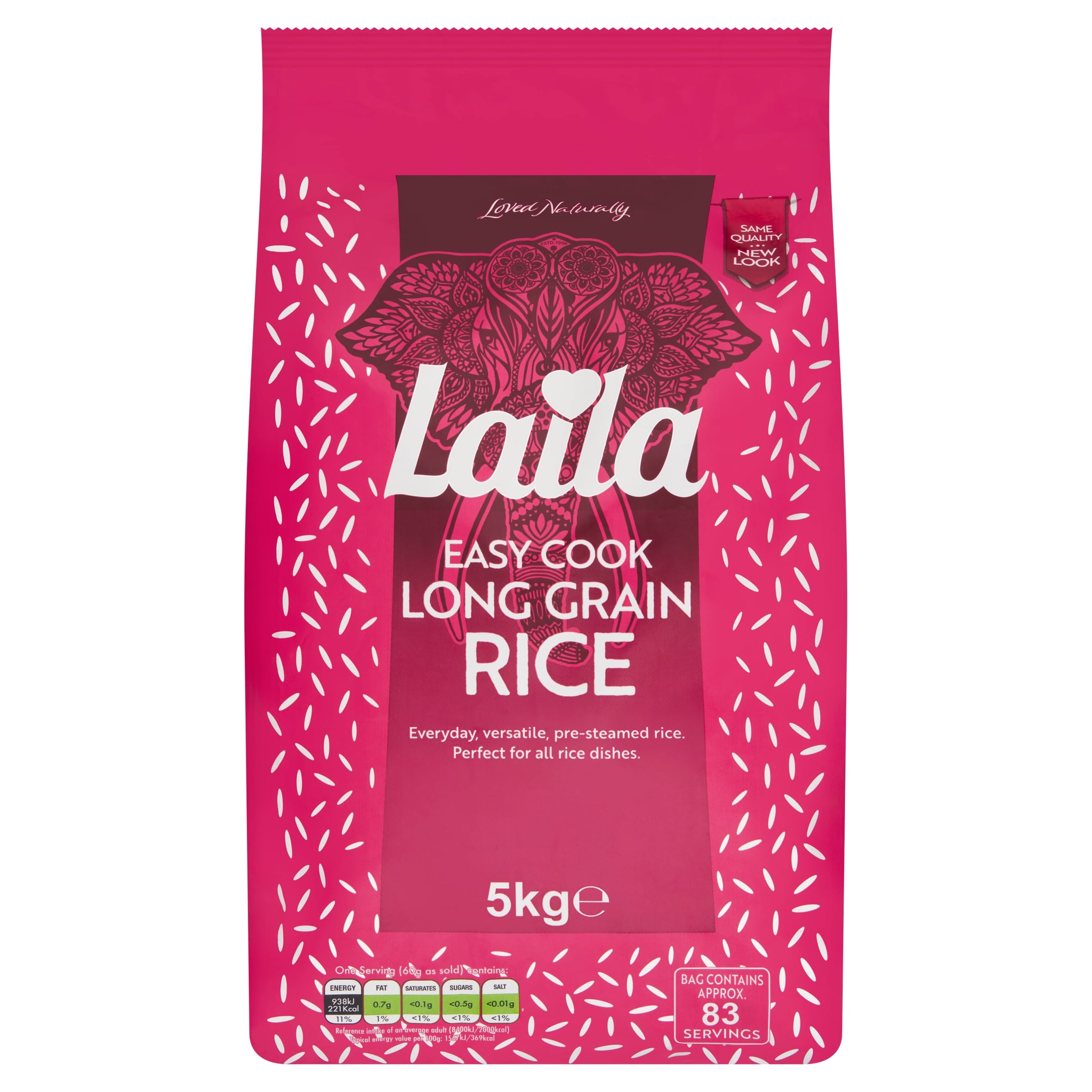 Laila Easy Cook Rice 5Kg
