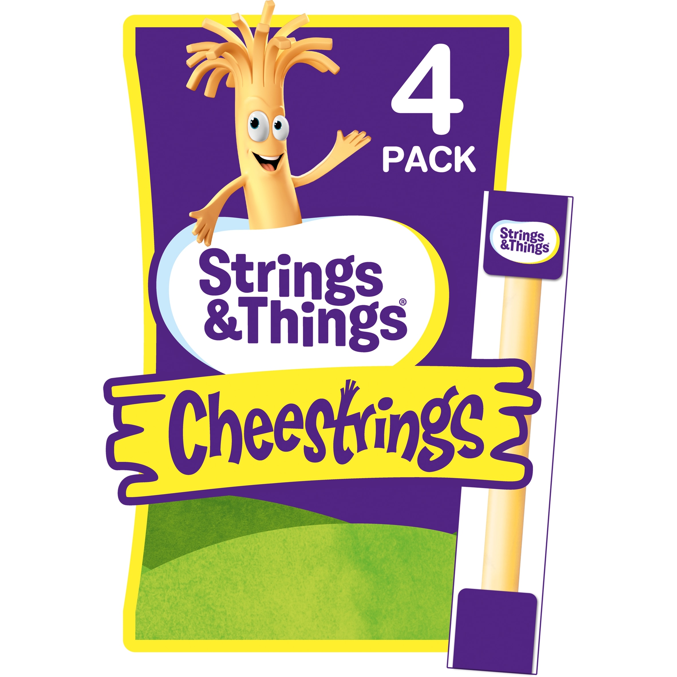 Cheestrings Original Cheese Snacks 4 Pack 80G thumbnail 2